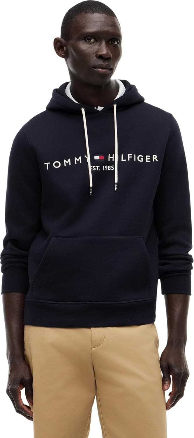 Tommy Hilfiger Hoodie Hombre Core Tommy Logo con Capucha