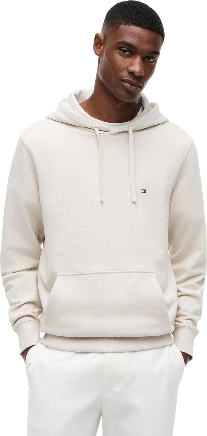 Tommy Hilfiger Essential Terry Hoody Mw0mw37235 Sudadera con Capucha Hombre
