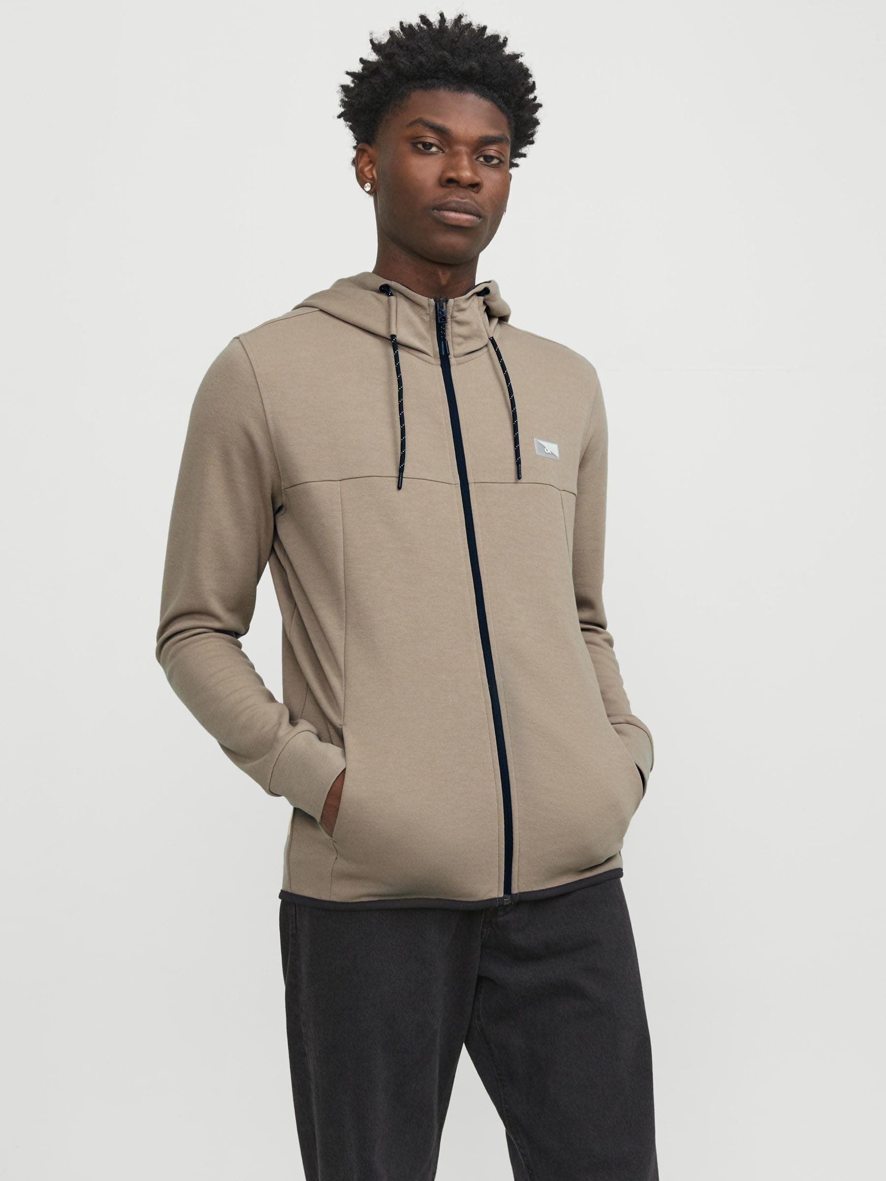 Jack & Jones Jcoair Sweat Zip Hood Sn Chaqueta para Hombre