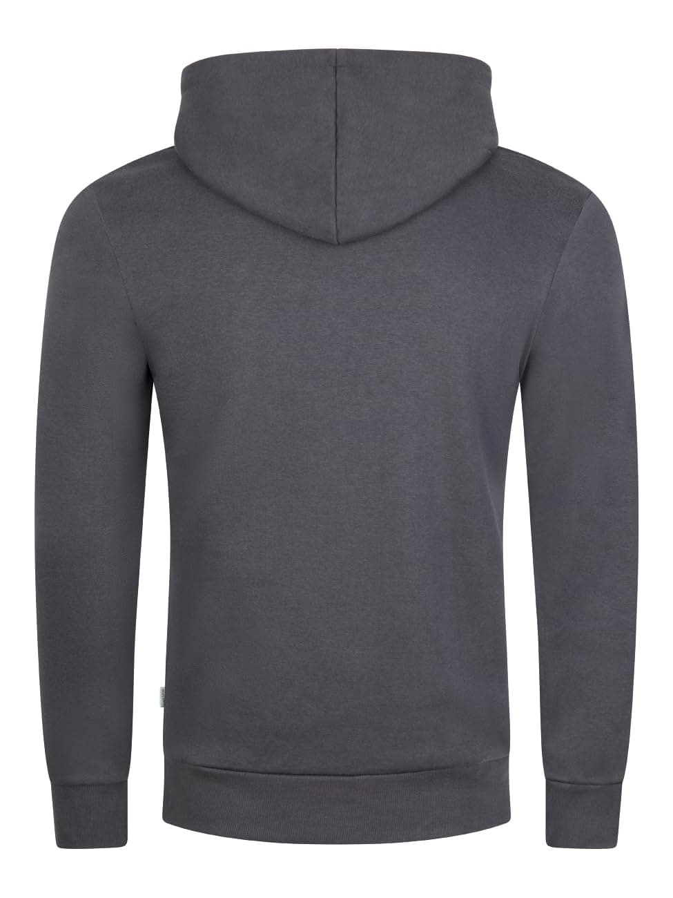 JACK & JONES Sudadera con capucha para hombre JJEADRIAN Sudadera con capucha y bolsillos canguro Corte Regular Algodón Estampado Negro Gris Azul S M L XL XXL 3XL