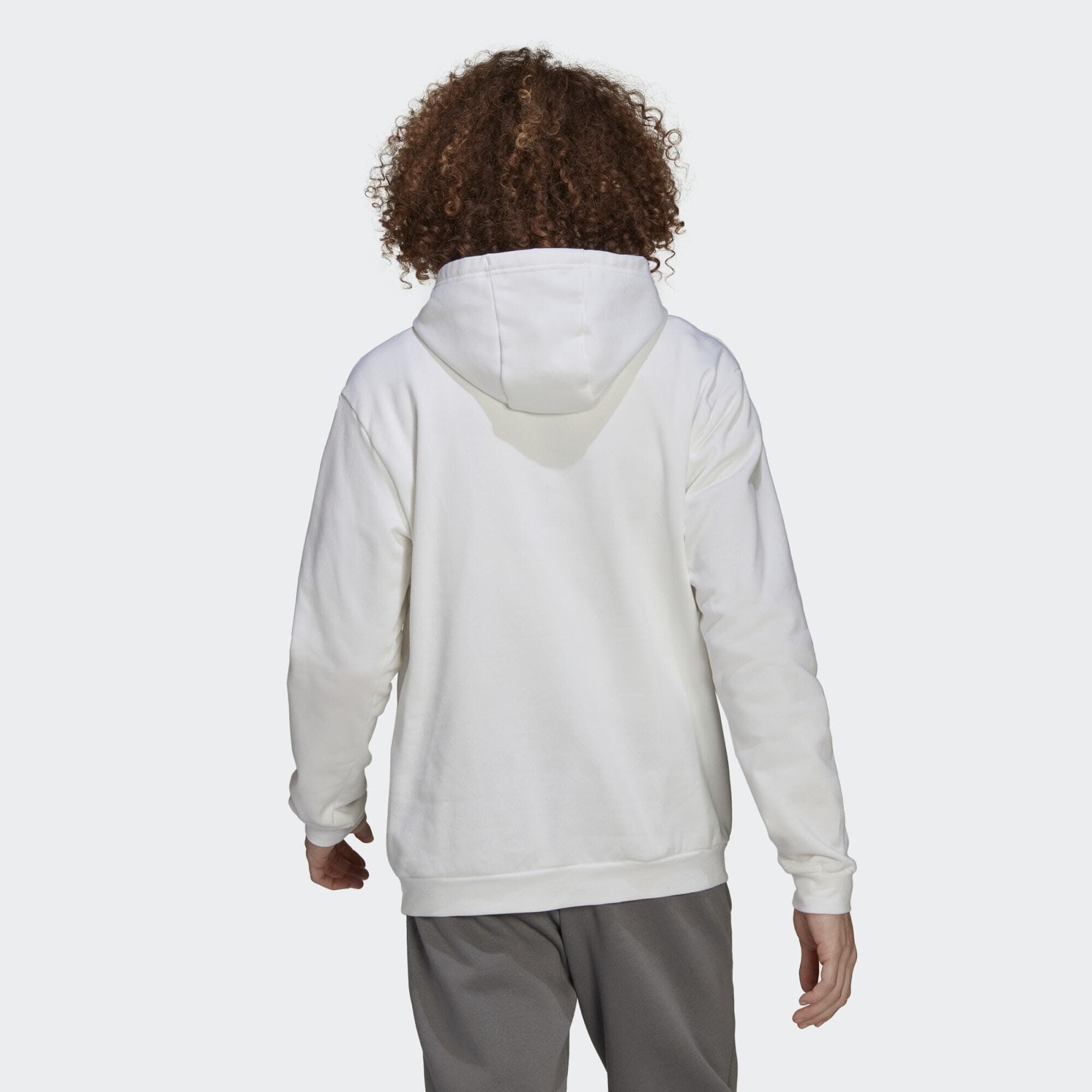 adidas Entrada 22 Sweat Sudadera para Hombre White / Black, XL Alto 2 inch