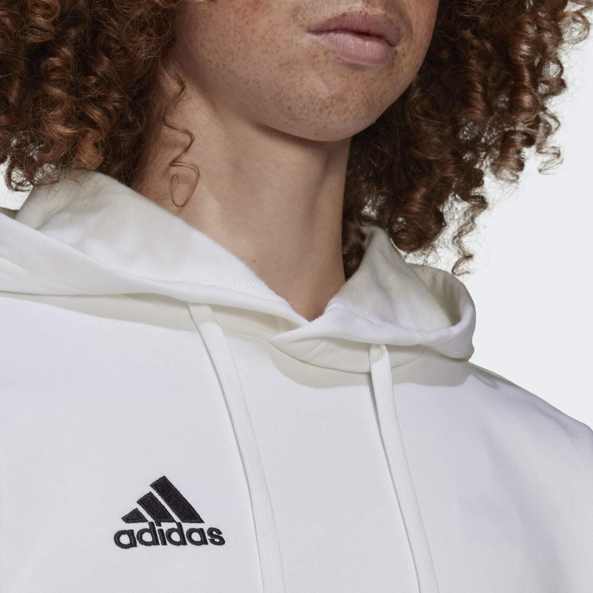 adidas Entrada 22 Sweat Sudadera para Hombre White / Black, XL Alto 2 inch