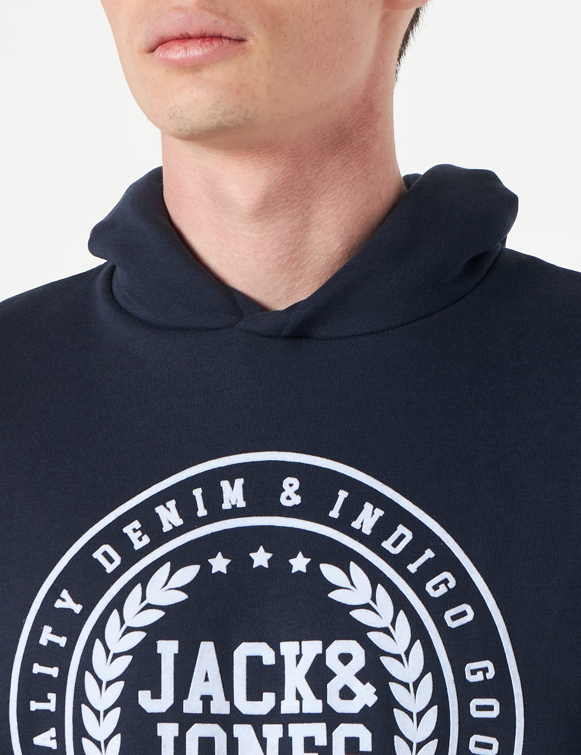 JACK & JONES Jjflocker Sweat Hoodie Sudadera con Capucha para Hombre