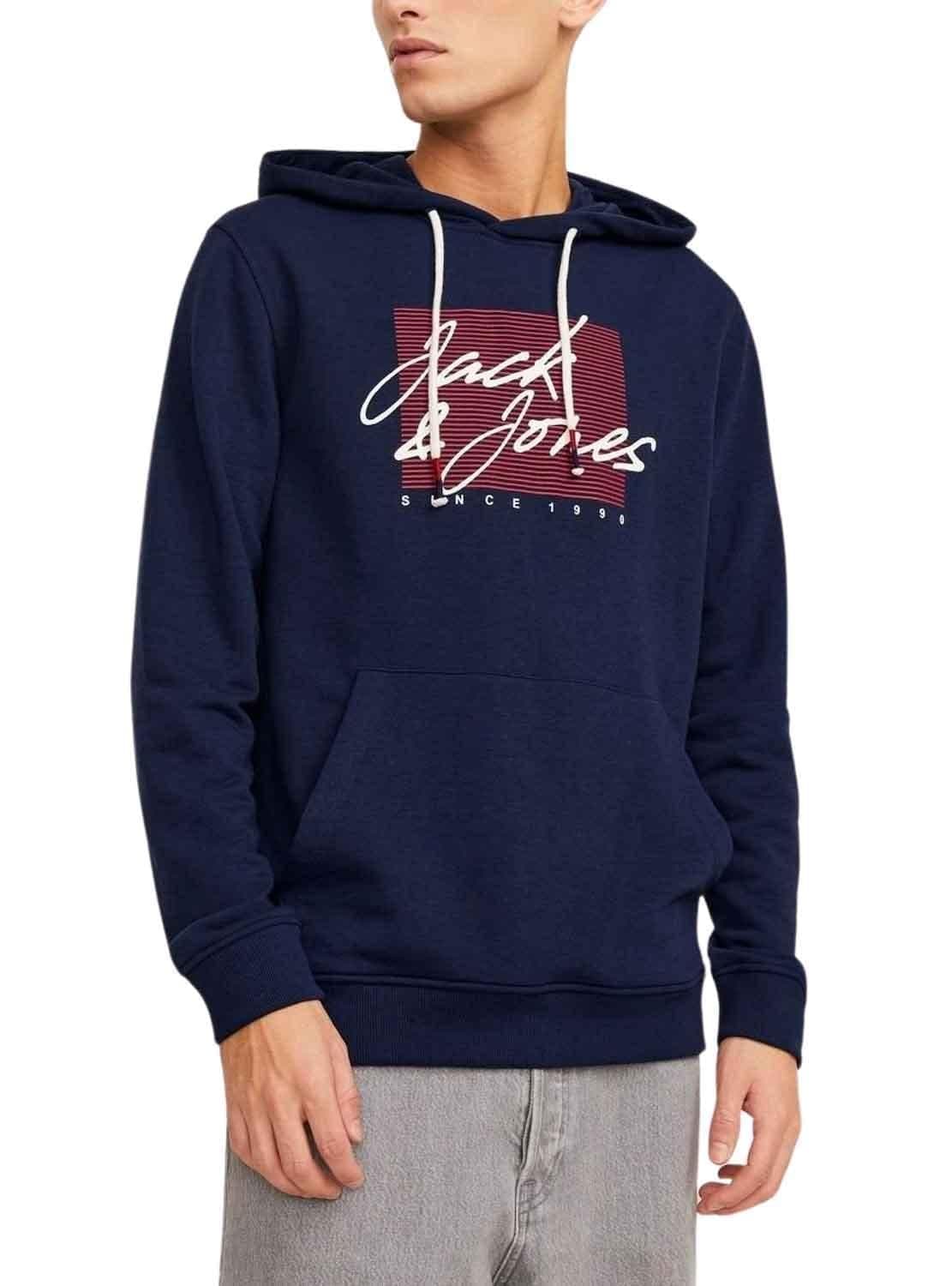 JACK & JONES Jjzuri Sudadera con Capucha Hombre