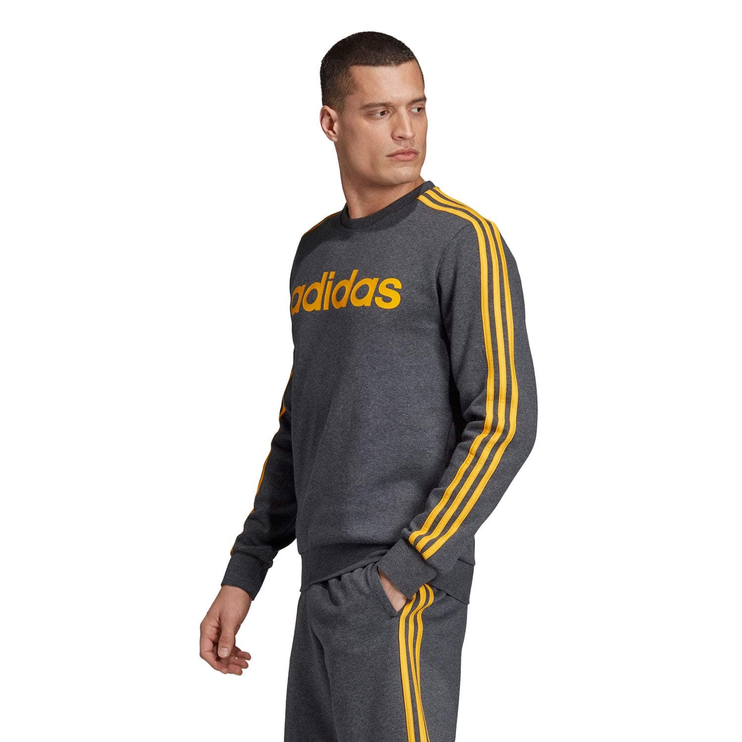 Adidas E 3s Crew FL Sweatshirt Hombre