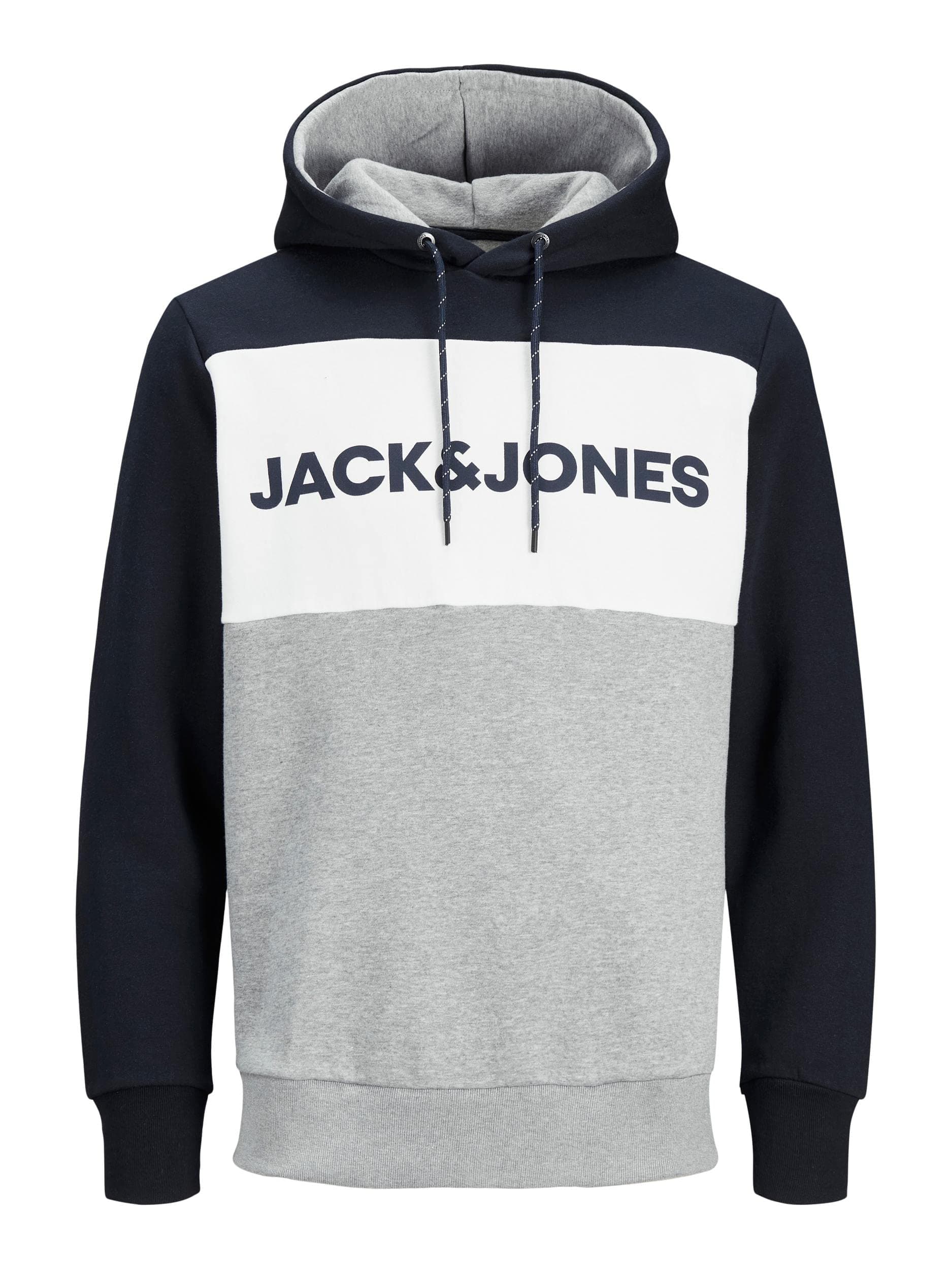 Jack & Jones Jjelogo Blocking Sweat Hood STS Sudadera con Capucha para Hombre