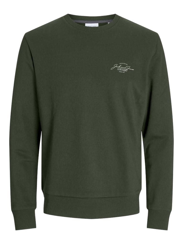 Jack & Jones Jjferris-Sudadera con Cuello Redondo Hombre