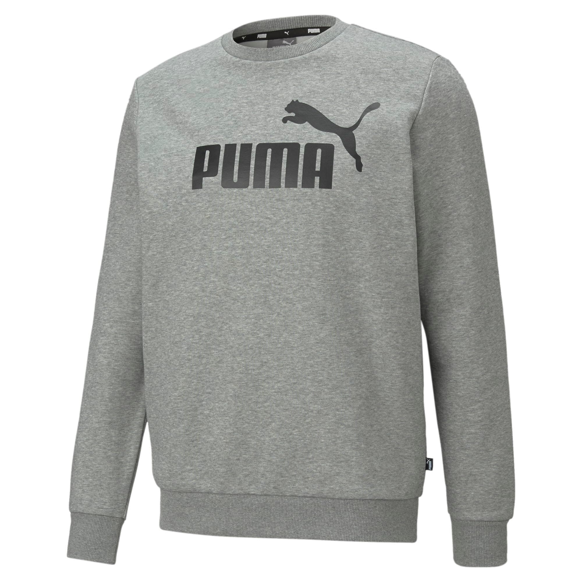 PUMA ESS Big Logo Crew FL Sudadera Hombre