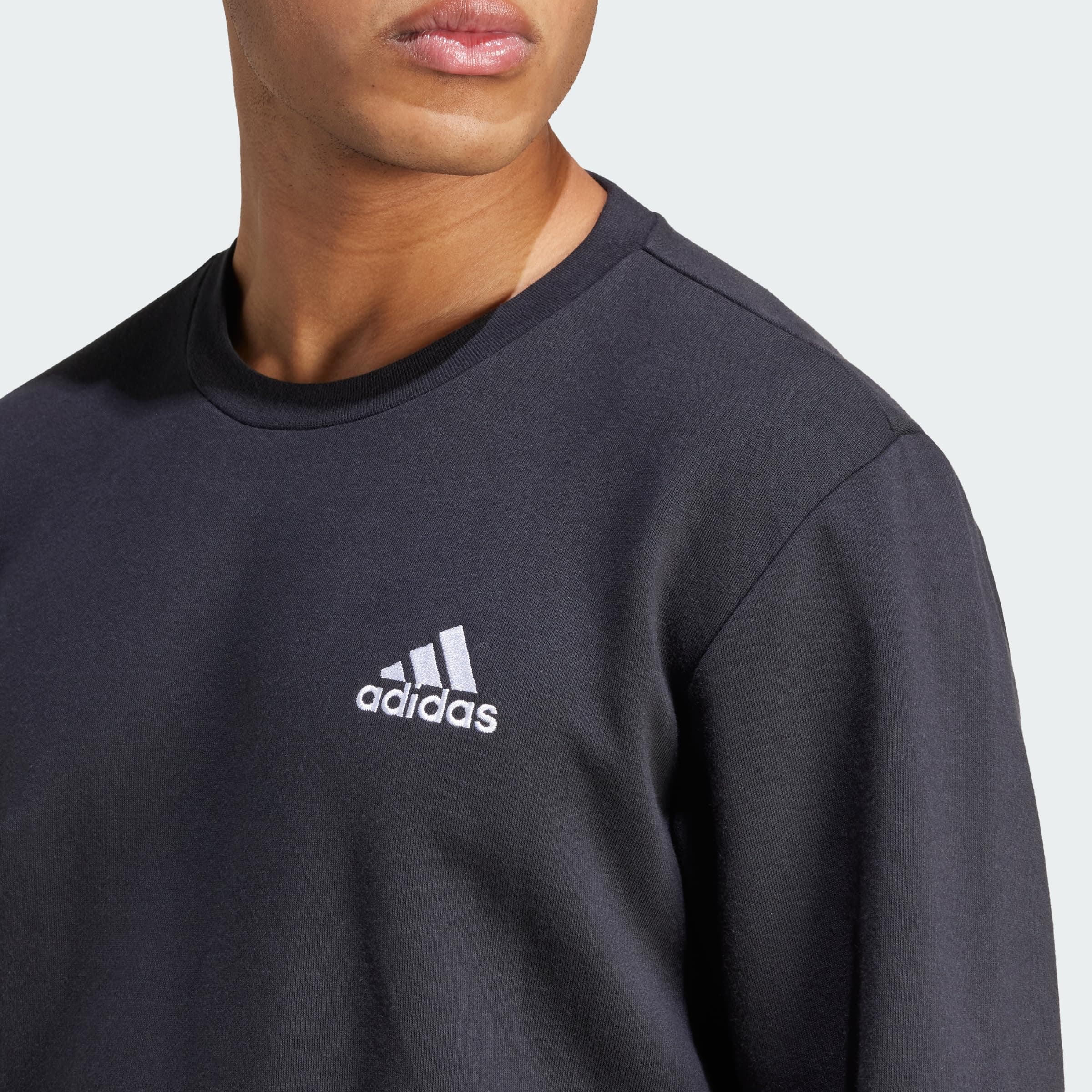 adidas Sudadera de Forro Polar Essentials para Hombre (Manga Larga)