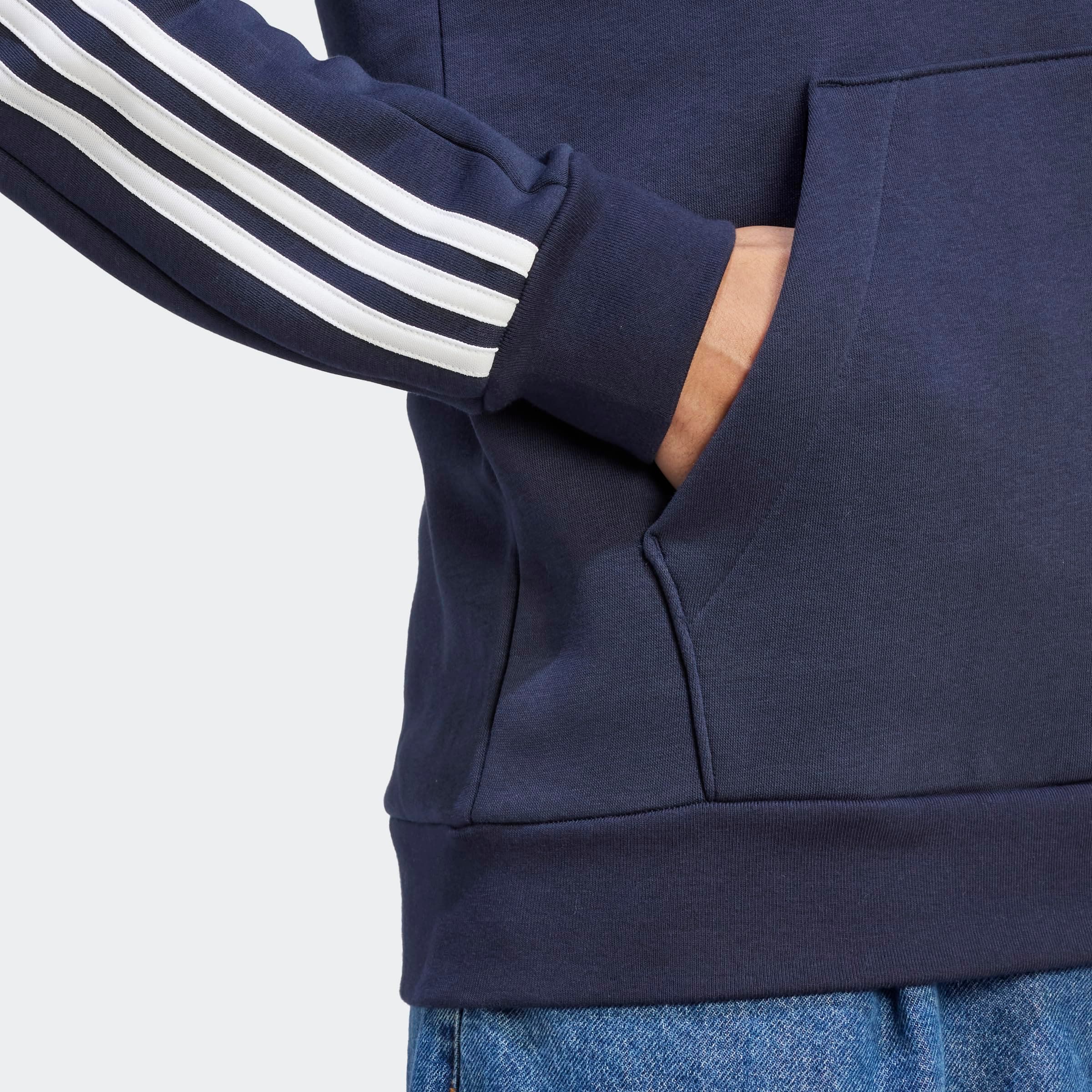 adidas Essentials Fleece 3-Stripes Hoodie Sudadera Hombre