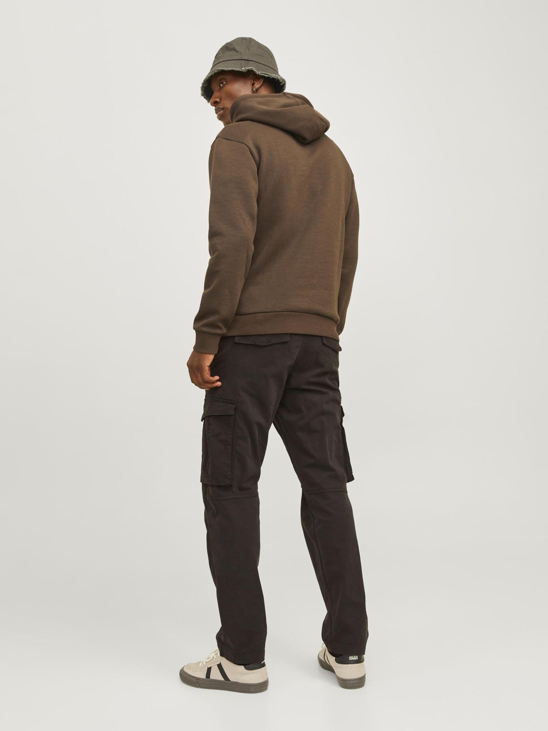 JACK & JONES Hoodie Plain Hoodie