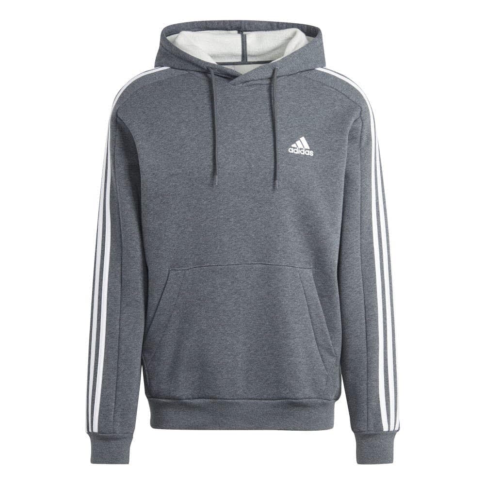 adidas Essentials Fleece 3-Stripes Hoodie Sudadera con Capucha Hombre (Pack de 1)