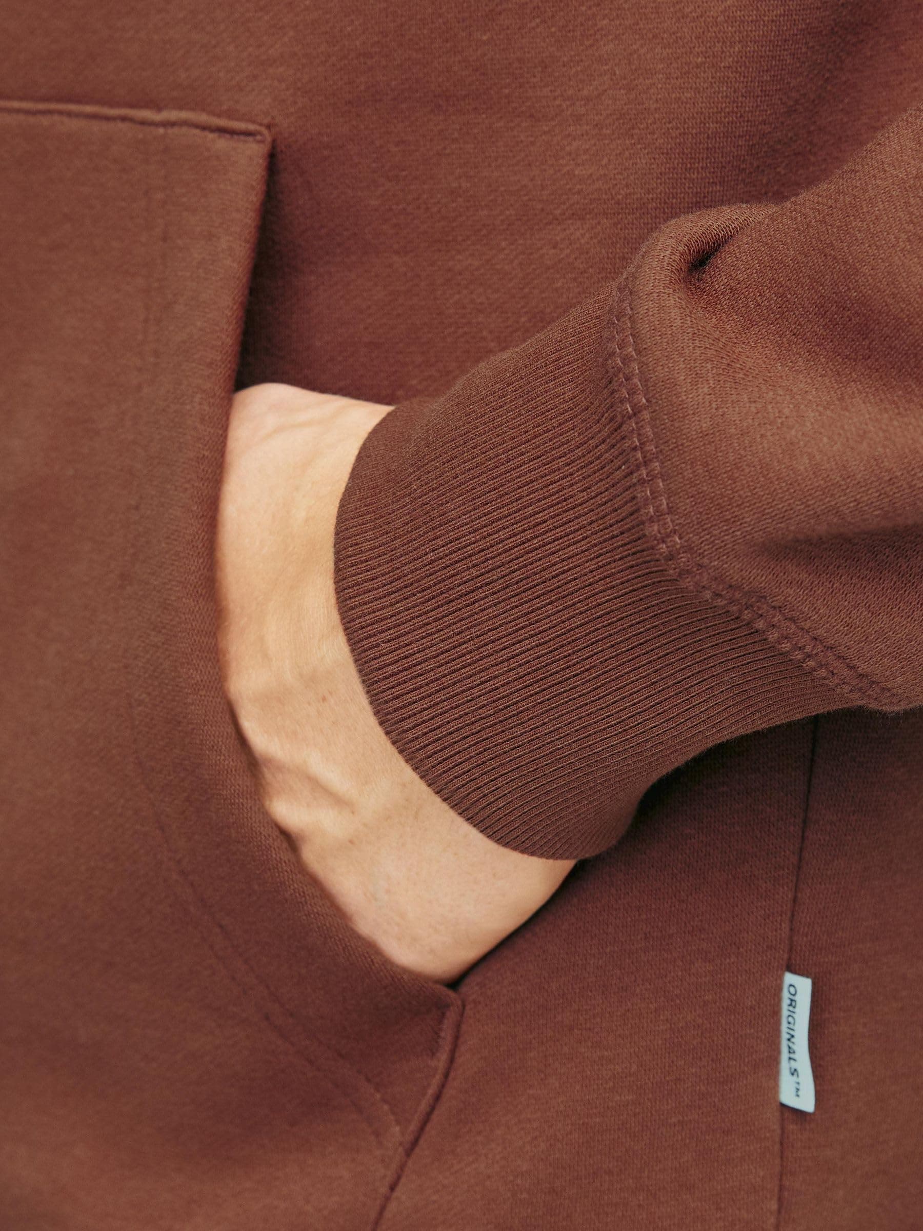 JACK & JONES Jorfrederiksberg Box Sweat Hood Sn Sudadera con Capucha para Hombre