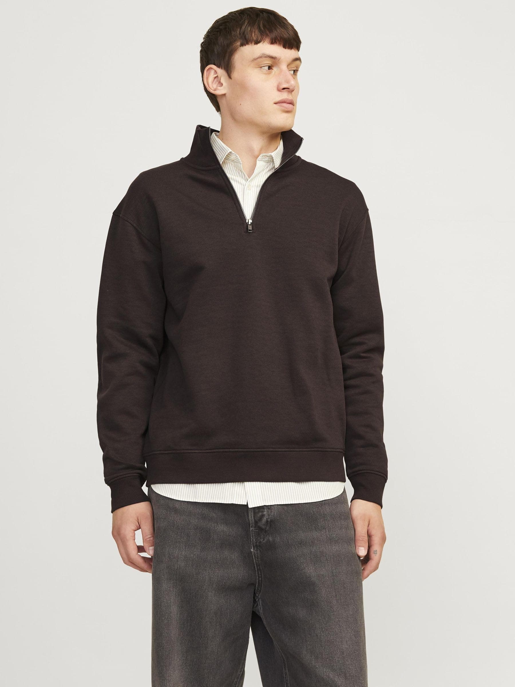JACK & JONES Half Zip Plain Half Zip