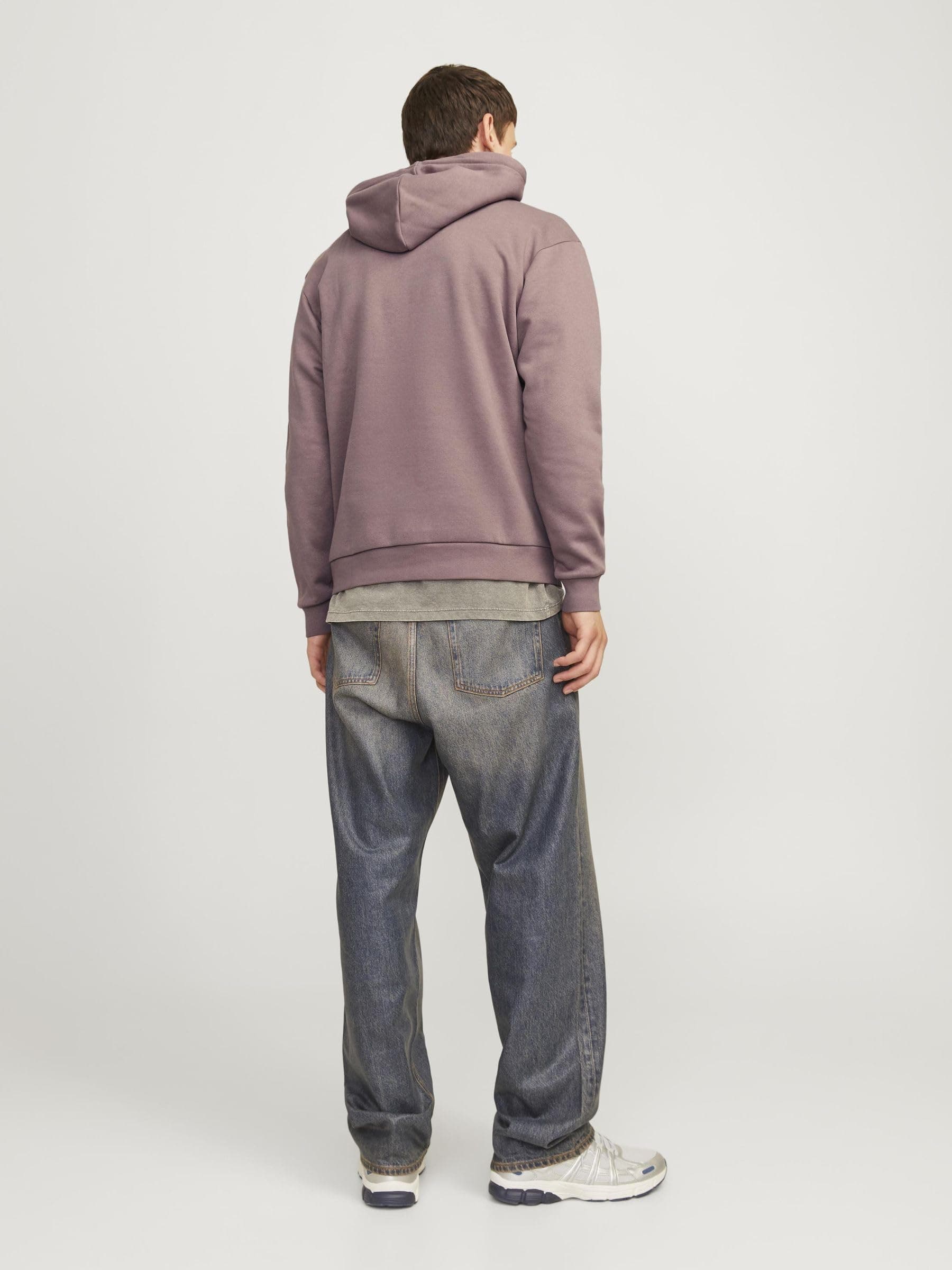 JACK & JONES Hoodie Plain Hoodie