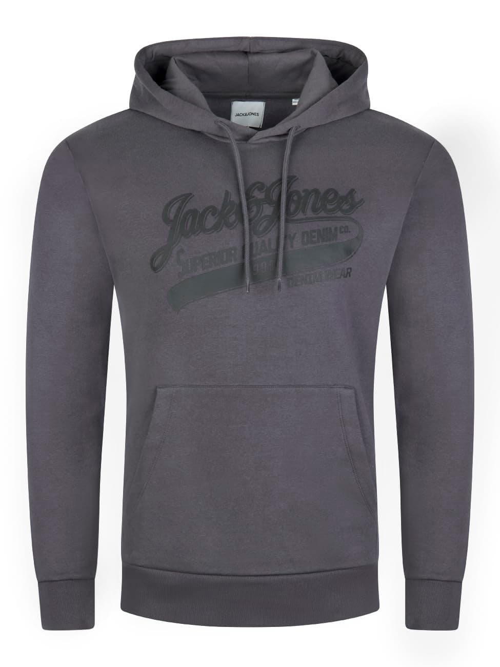 JACK & JONES JJEADRIAN Sudadera con capucha para hombre, corte regular, sudadera con capucha, estampado negro, gris, verde, marrón, beige, azul, S, M, L, XL, XXL, 3XL