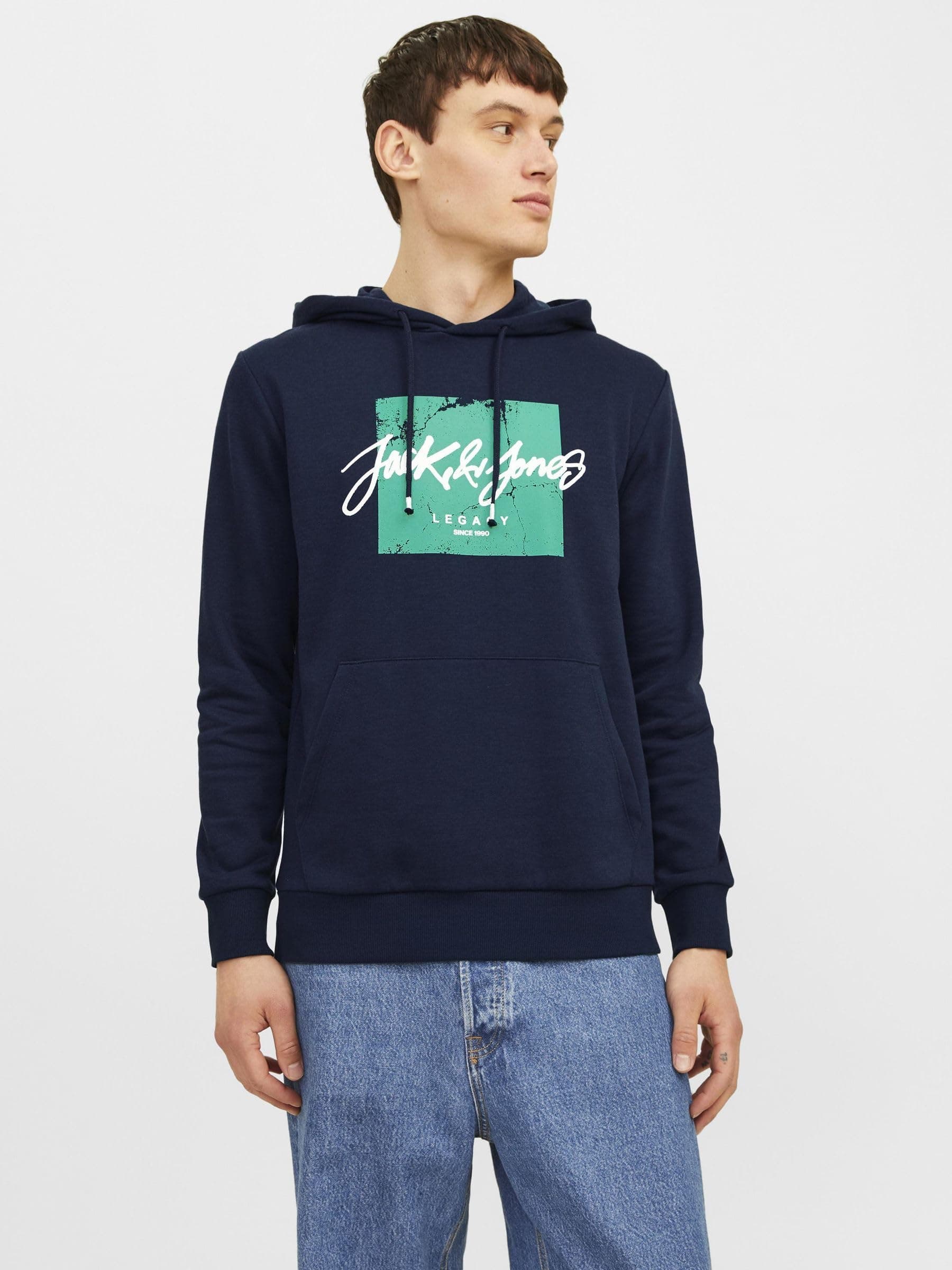 JACK & JONES Jjtiley Sudadera con Capucha Hombre