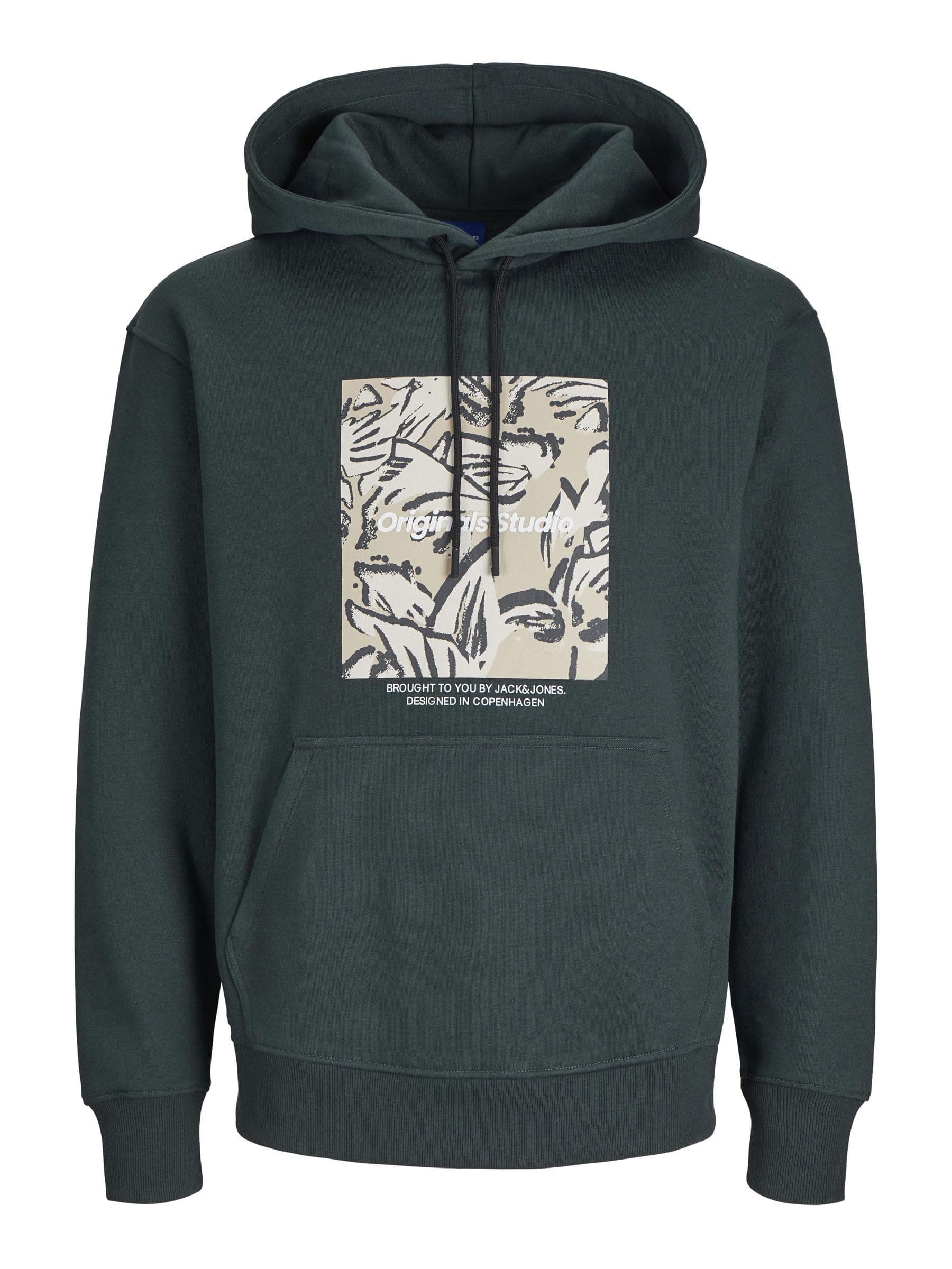 JACK & JONES Jorvesterbro Newton Boxfront Sweat BF Sudadera con Capucha para Hombre