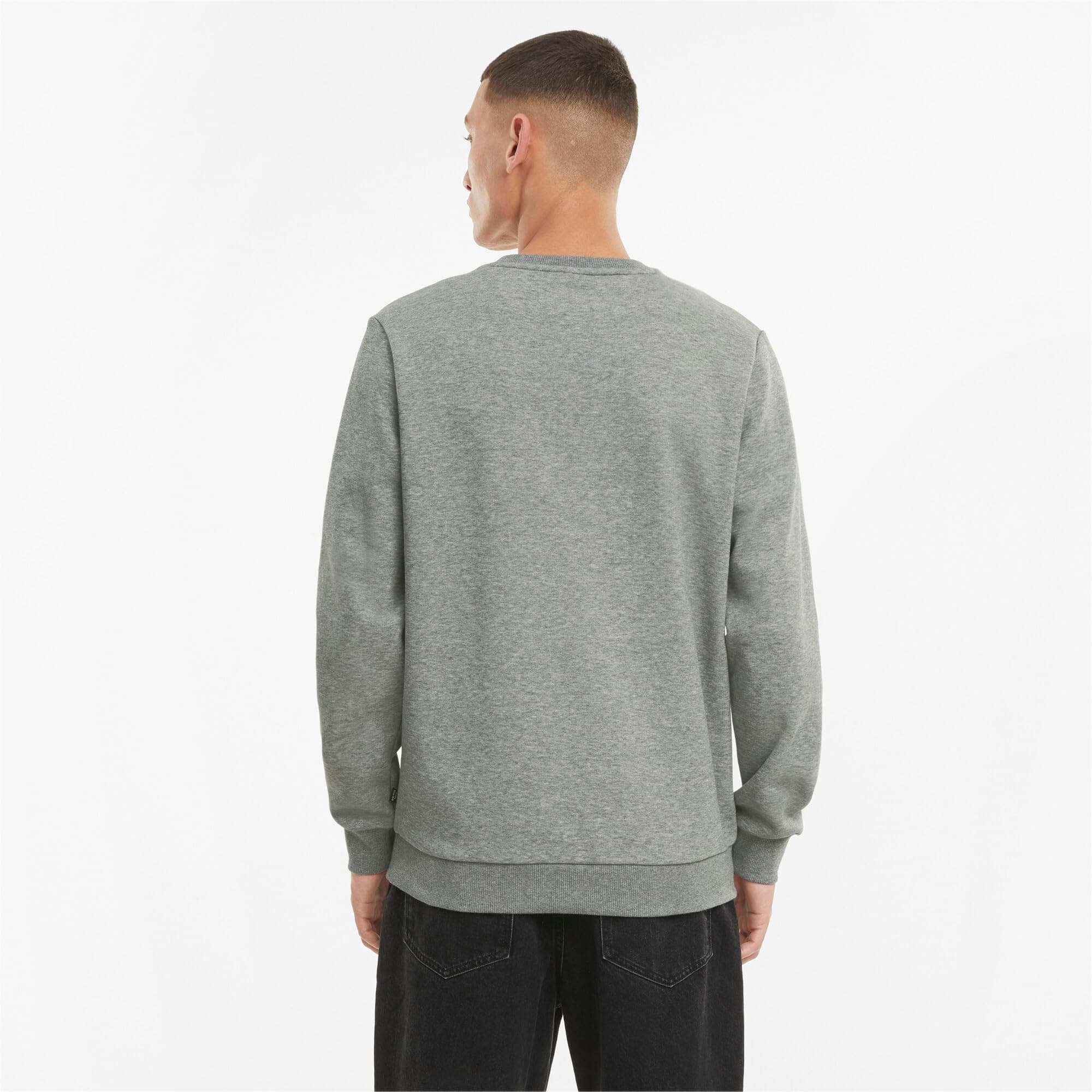 PUMA ESS Big Logo Crew FL Sudadera Hombre