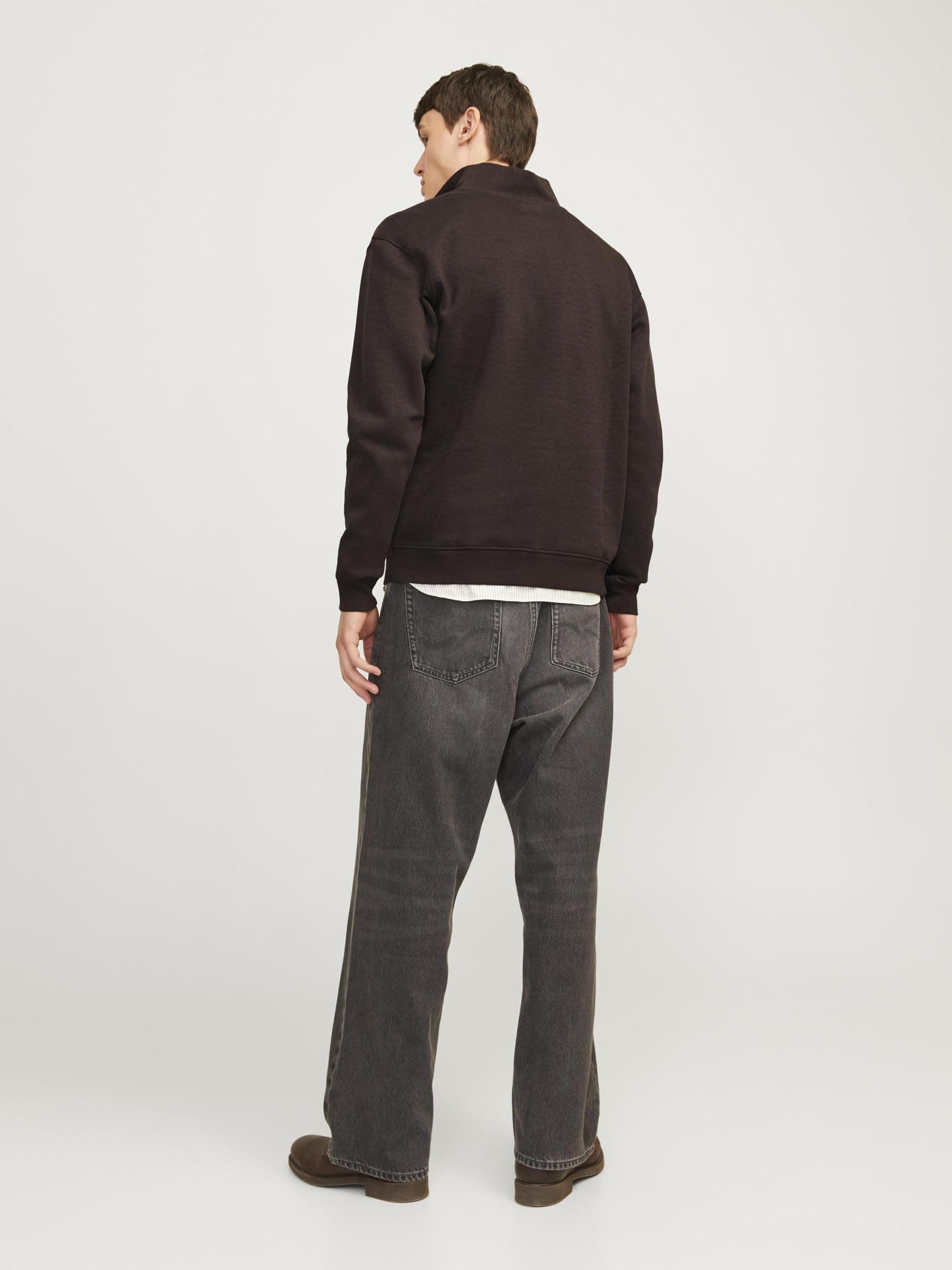 Jack & Jones Men's Jjebradley Sweat Half Zip Noos Sweatshirt