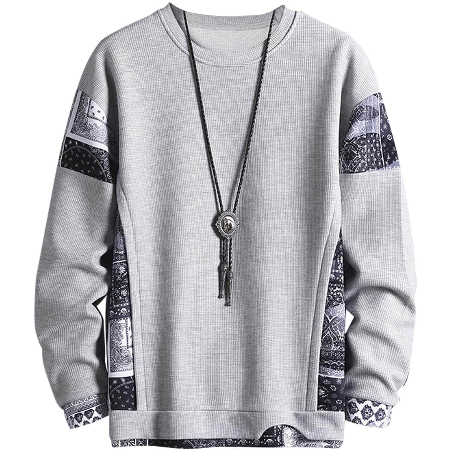 JJdocvanatic Sudadera con Cuello Redondo Hombre Top Crew Neck Sweatshirt