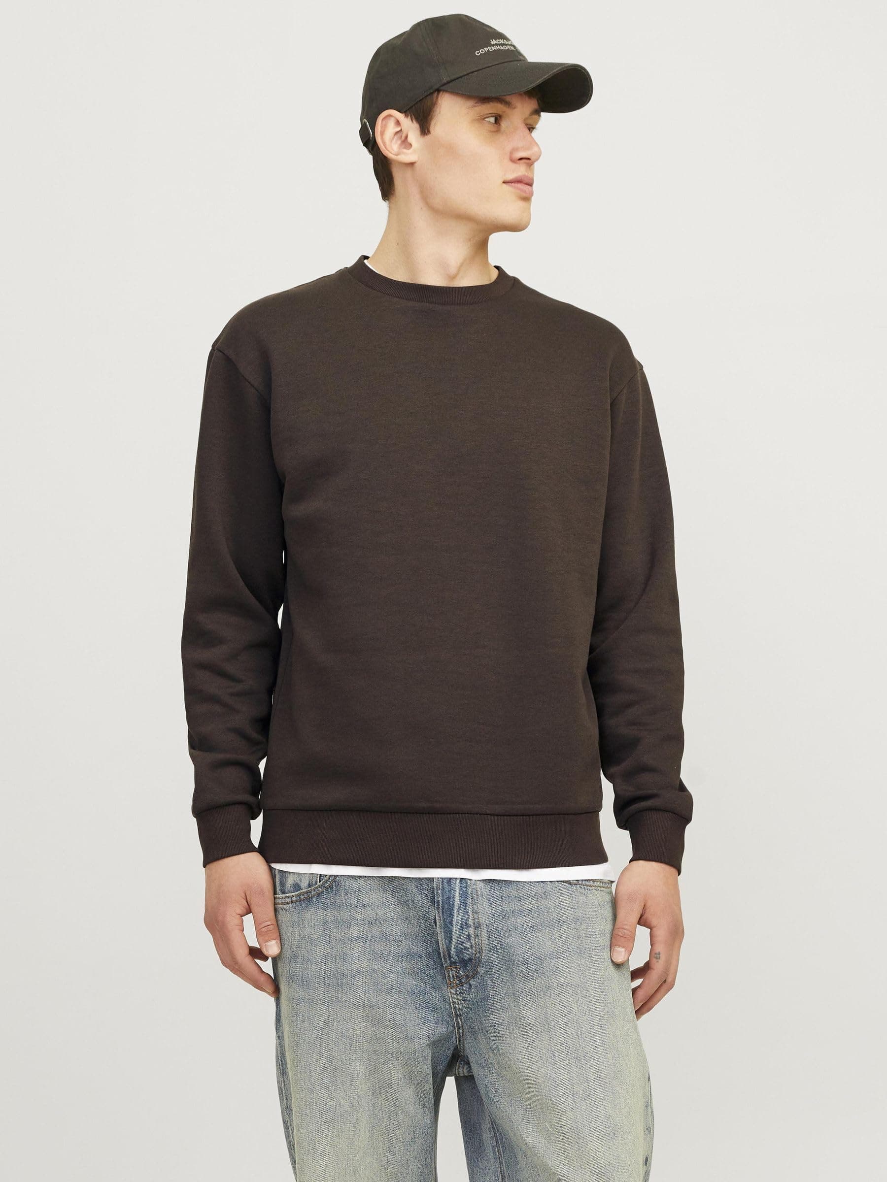JACK & JONES Jjebradley Sudadera Crew Noos Hombre