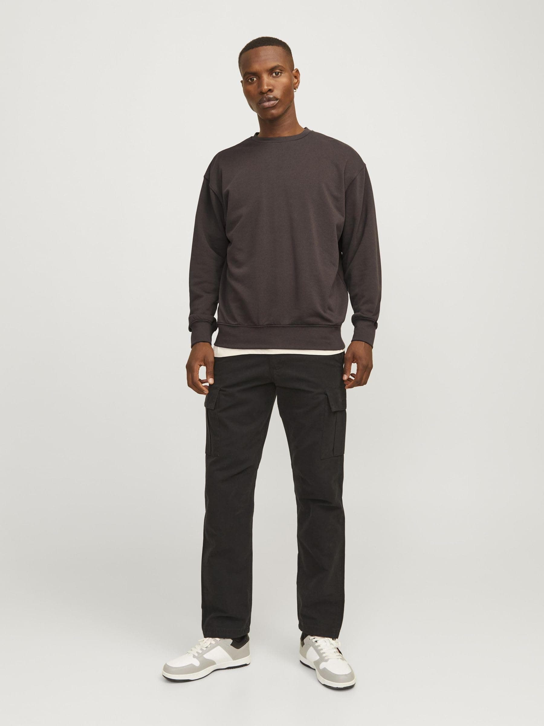 JACK & JONES Jjecharge Sudadera con Cuello Redondo Noos Hombre