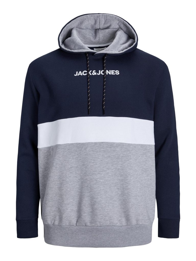 Bestseller A/S Jjereid Blocking Sweat Hood Noos Pls Sudadera con Capucha para Hombre