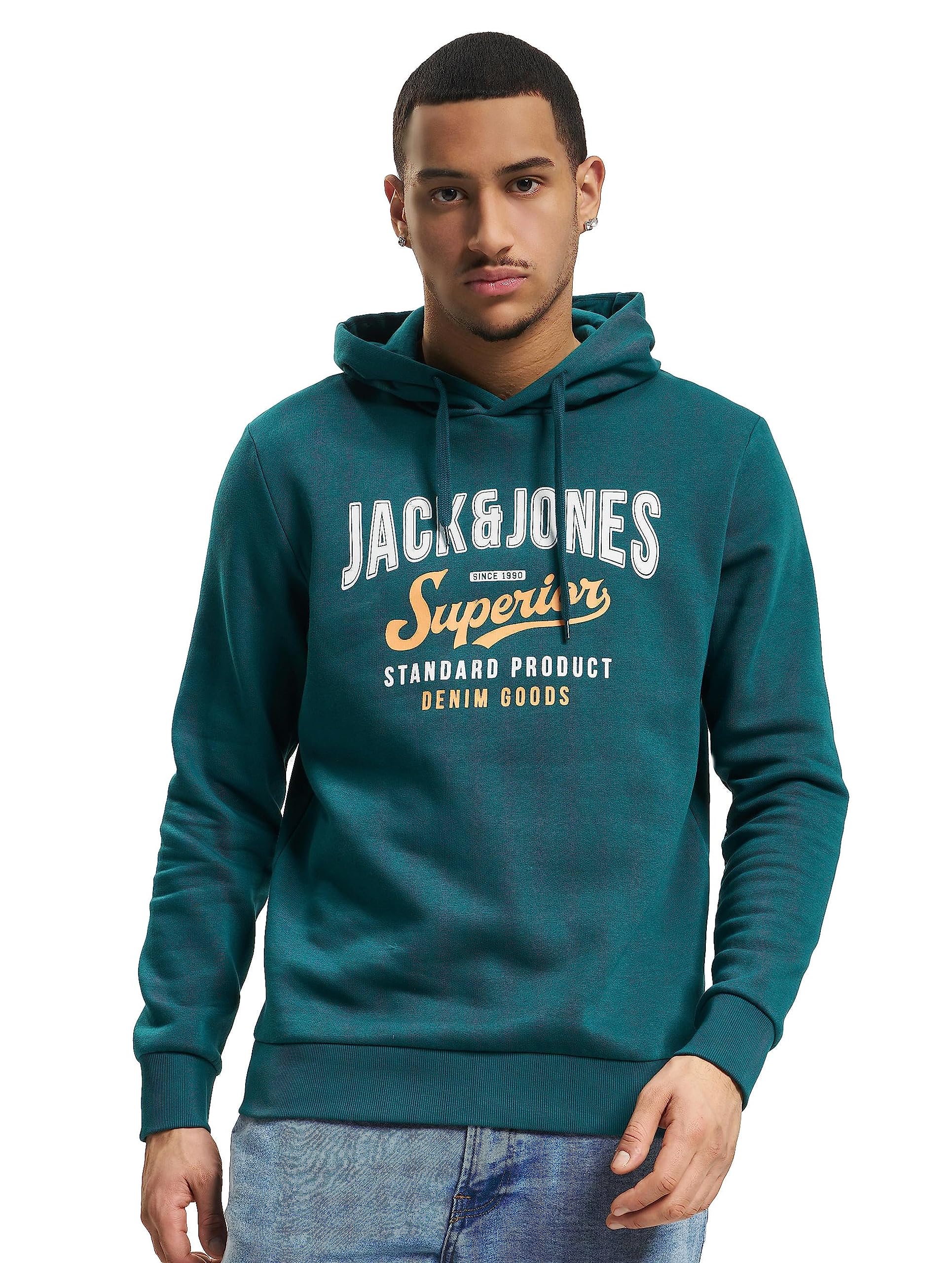 JACK & JONES Sudadera con Capucha para Hombre