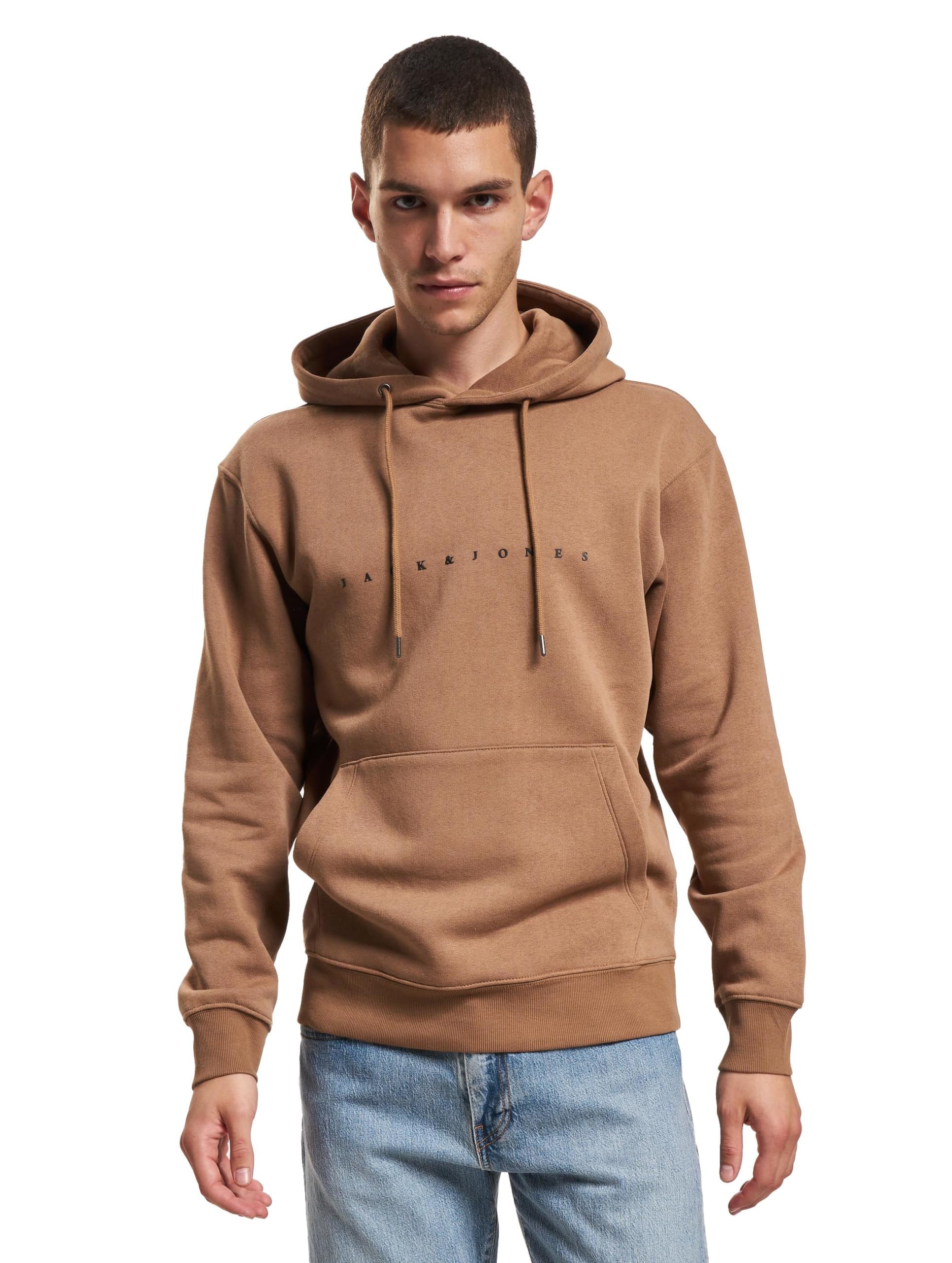 JACK & JONES Jjestar JJ Sweat Hood Noos Sudadera con Capucha para Hombre