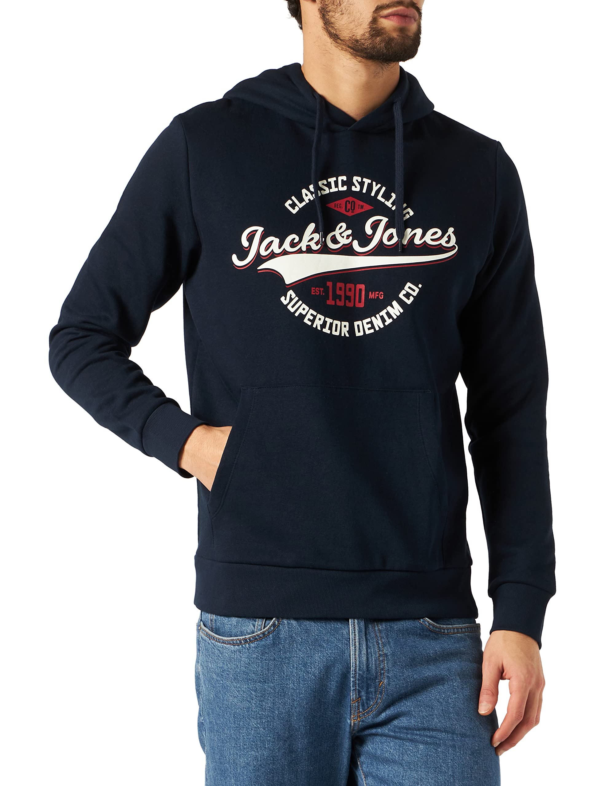 JACK & JONES Sudadera con Capucha para Hombre
