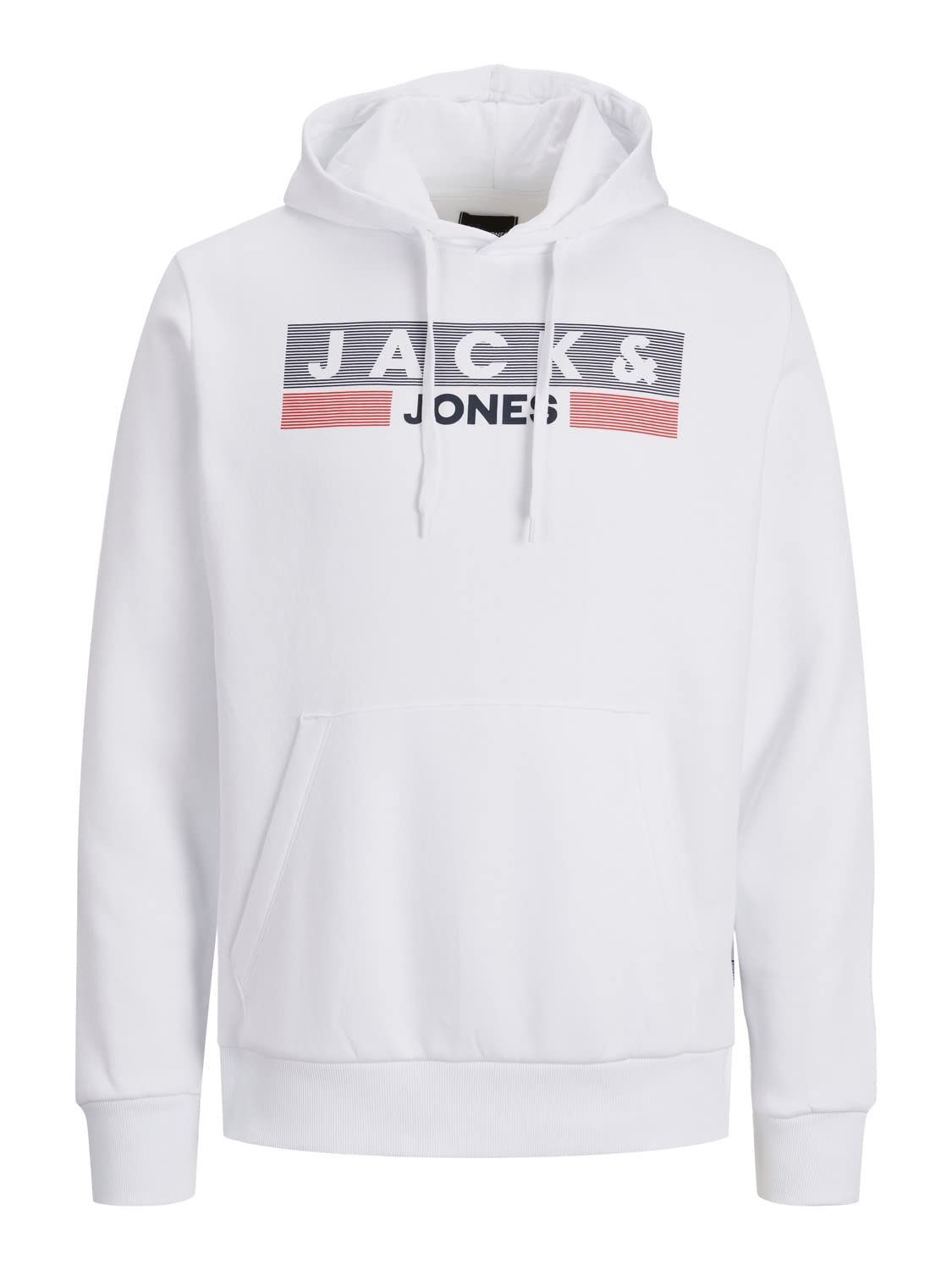 JACK&JONES PLUS Jjecorp-Sudadera con Capucha Y Logotipo Hombre