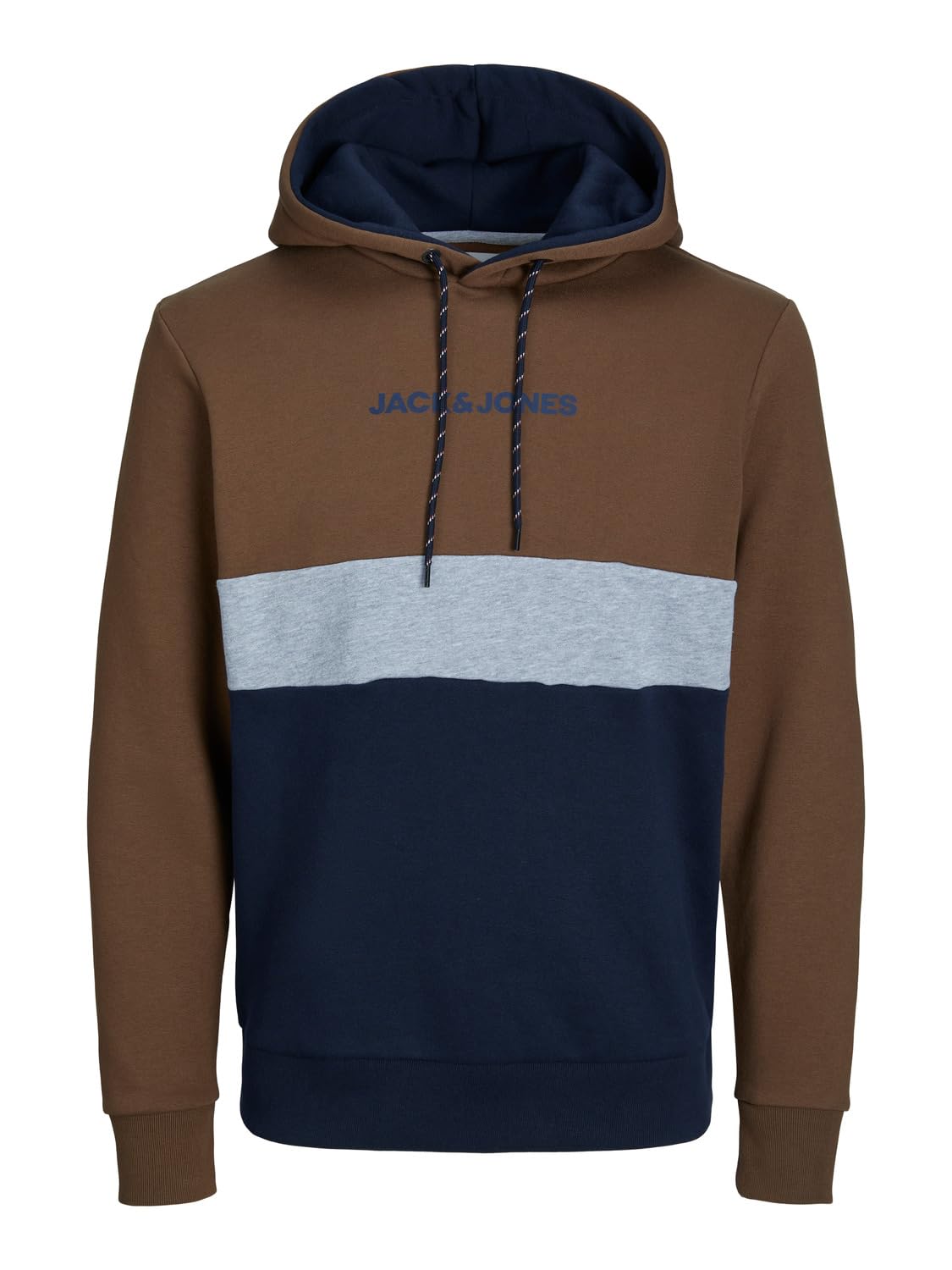 JACK & JONES Jjereid Blocking Sweat Hood Noos-Sudadera con Capucha Hombre