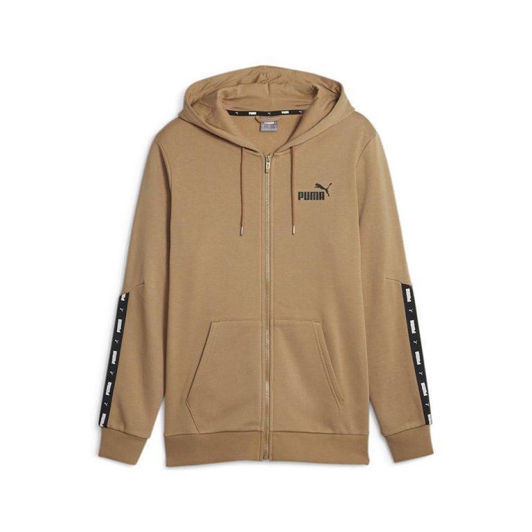 PUMA ESS+ Tape Full-Zip Hoodie FL Sudadera Unisex Adulto