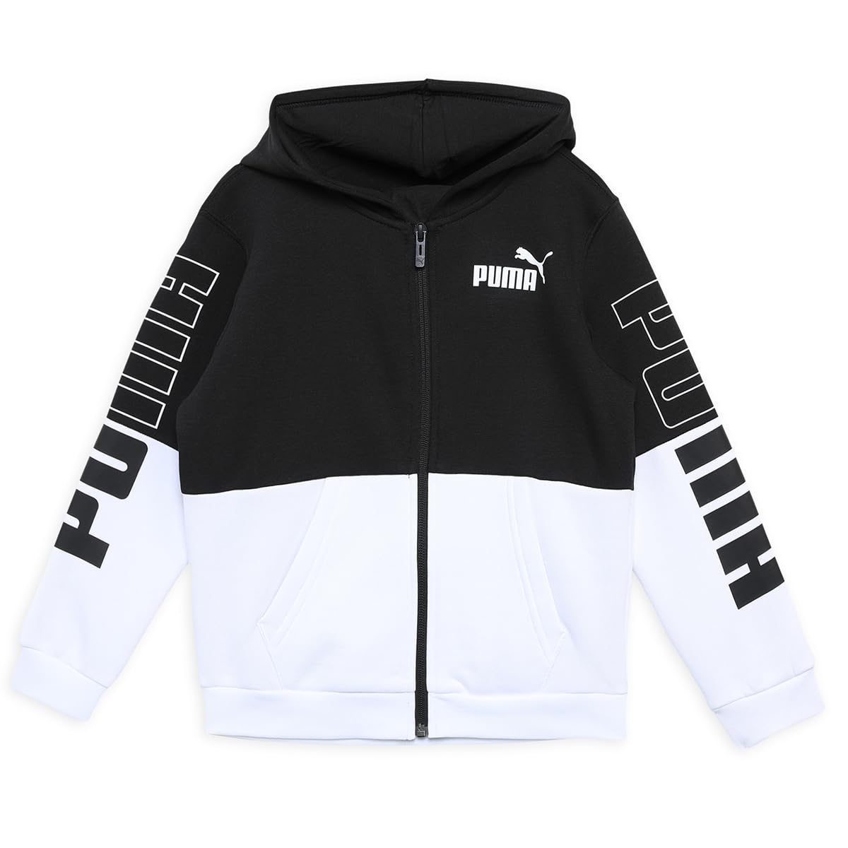 Sudadera con Capucha Power Colorblock con Cremallera Completa FL B Sudor Niños