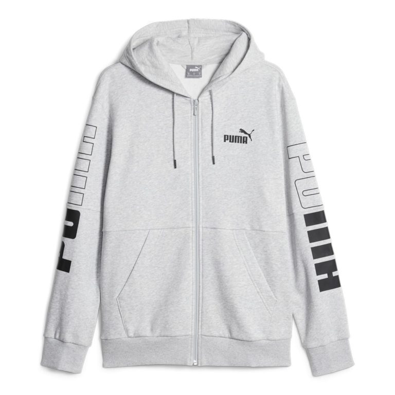 Sudadera con Capucha Power Colorblock con Cremallera Completa FL Sudor Hombre