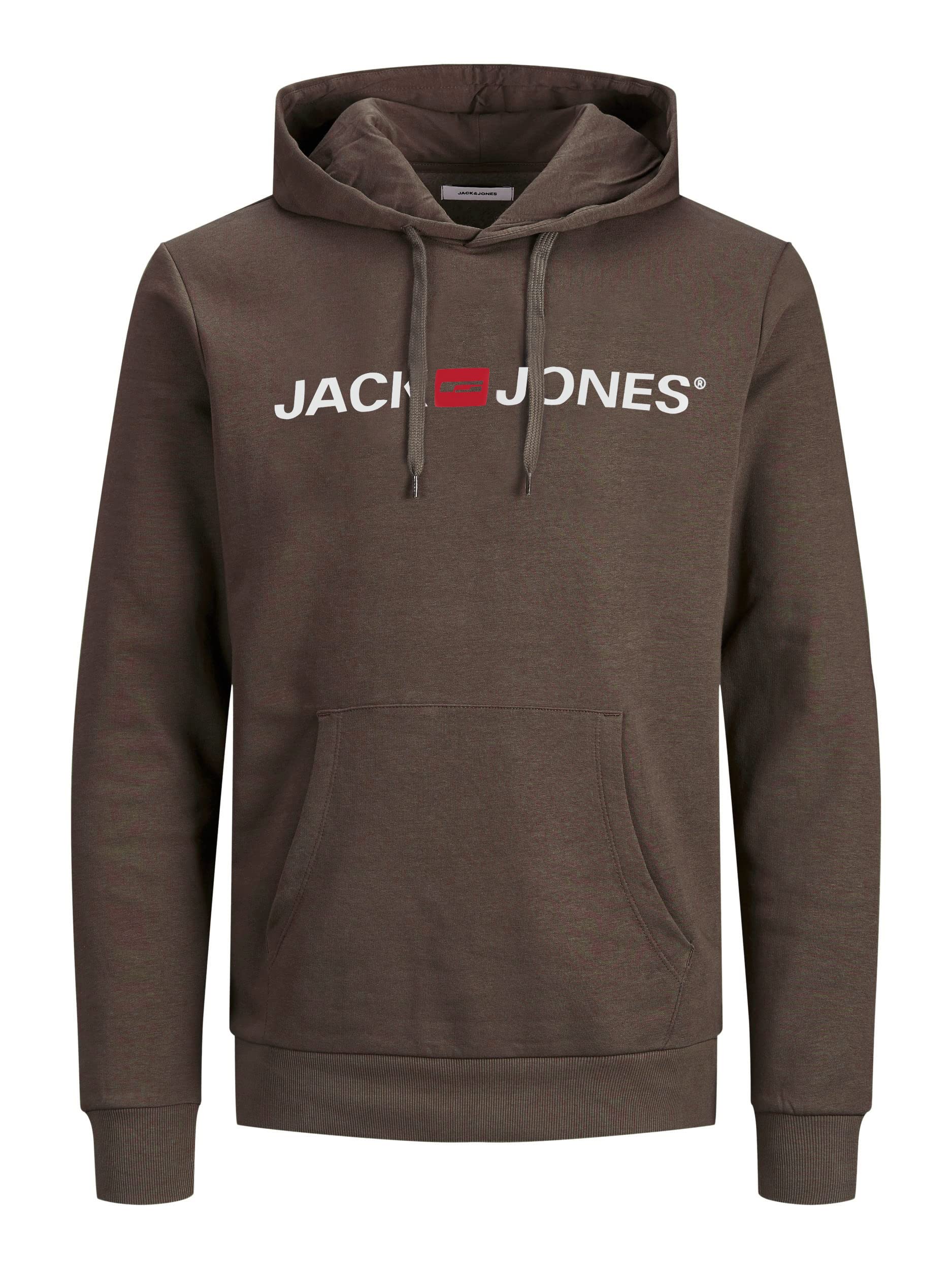 Jack & Jones Hombre Old Logo Soft Cotton Blend Suimover Hoody