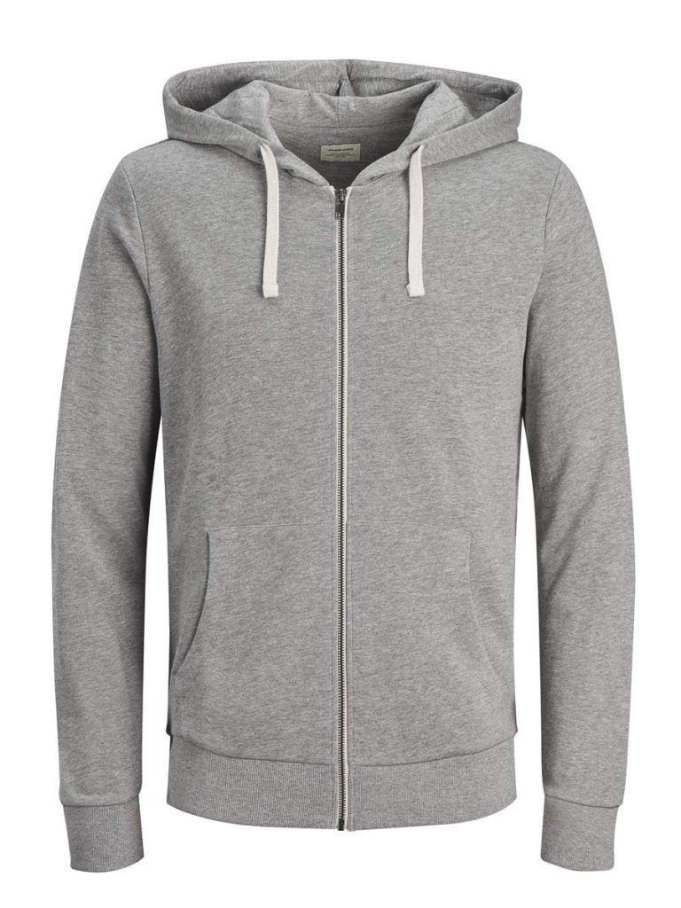 Jack & Jones Jjeholmen Sweat Zip Hood Plus Noos Sudadera con Capucha para Hombre