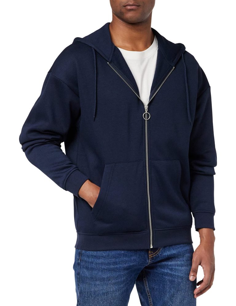JACK & JONES Jorbrink-Sudadera con Capucha Y Cremallera Chaqueta Hombre