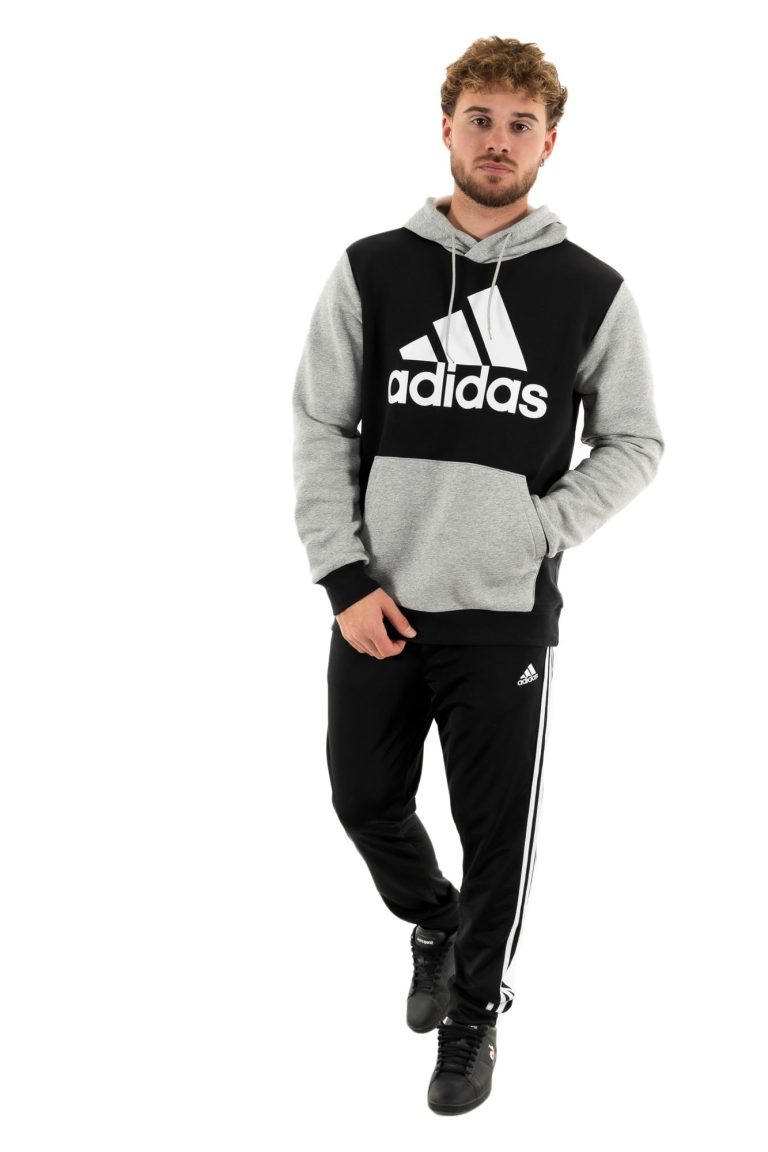 adidas Essentials Fleece Big Logo Hoodie Sudadera con Capucha para Hombre