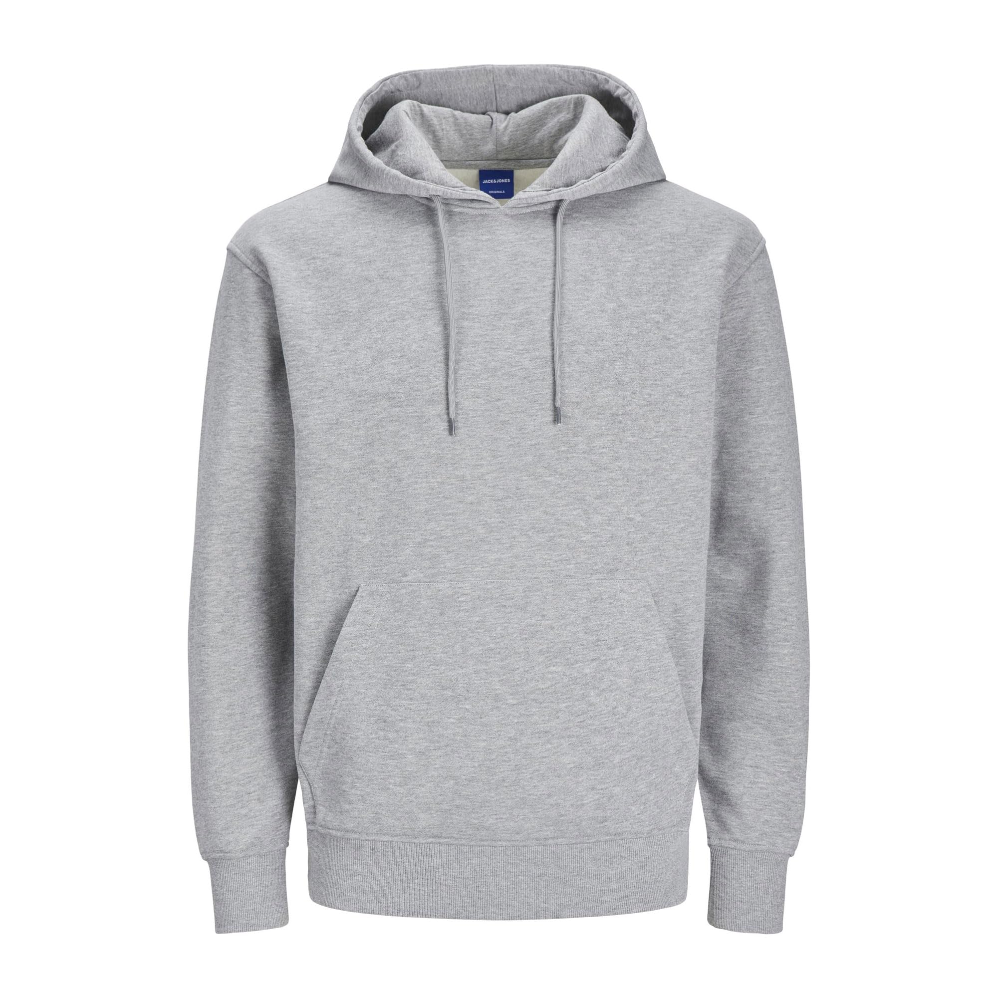 Sudadera Jack&Jones Laugh Gris con Capucha para Hombre