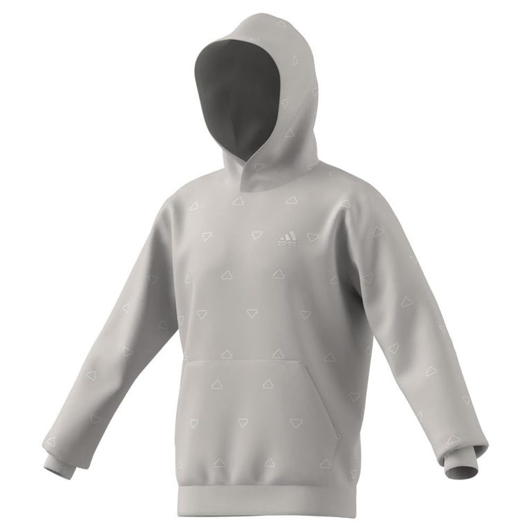 adidas Hombres Sudadera, XL, Gris Dos, XL