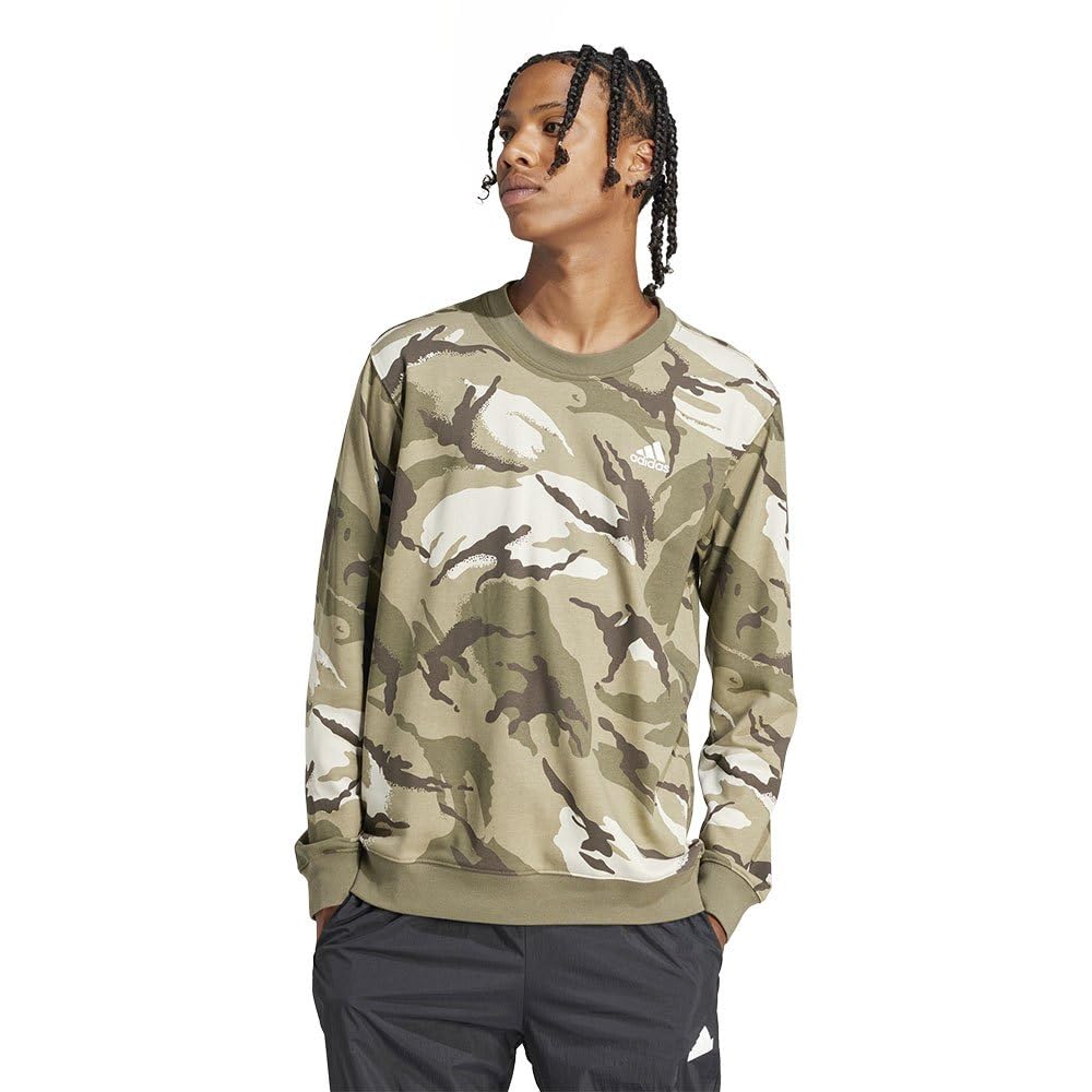 adidas Seasonal Essentials Camouflage Sweatshirt Sudadera Hombre