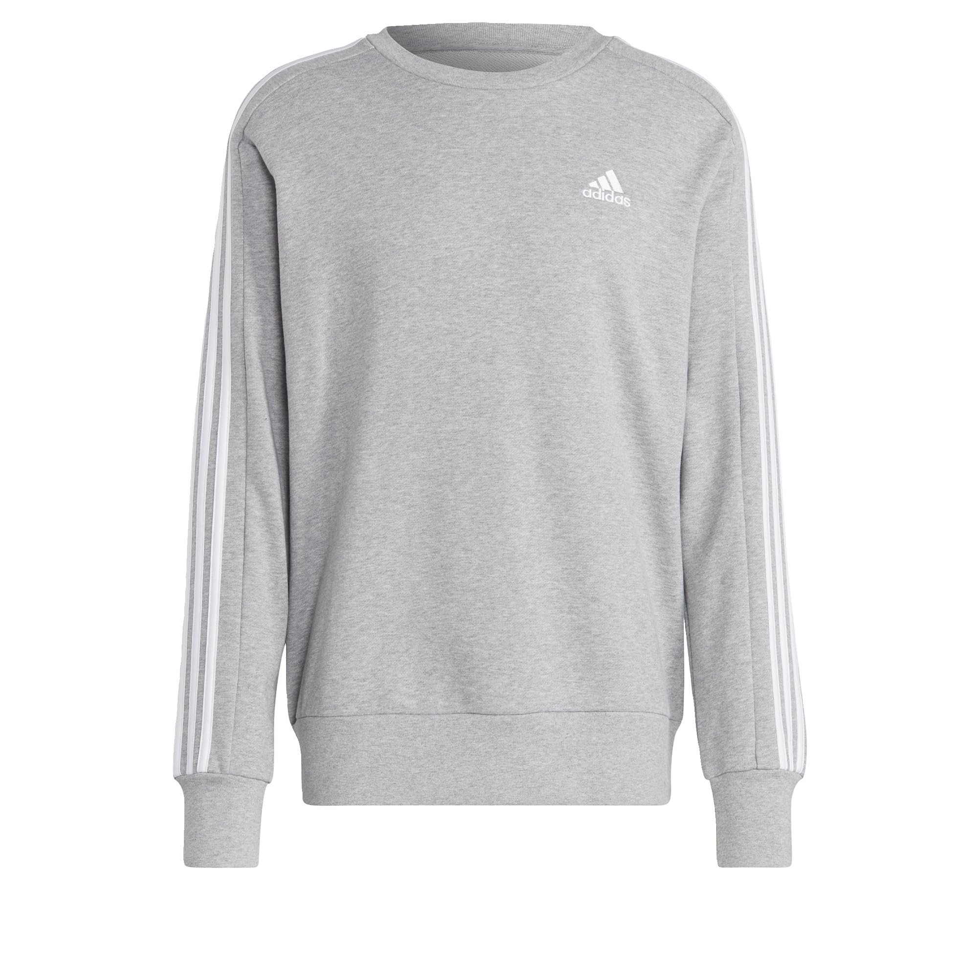 adidas Essentials French Terry 3-Stripes Sweatshirt Sweatshirt Hombre (Pack de 1)