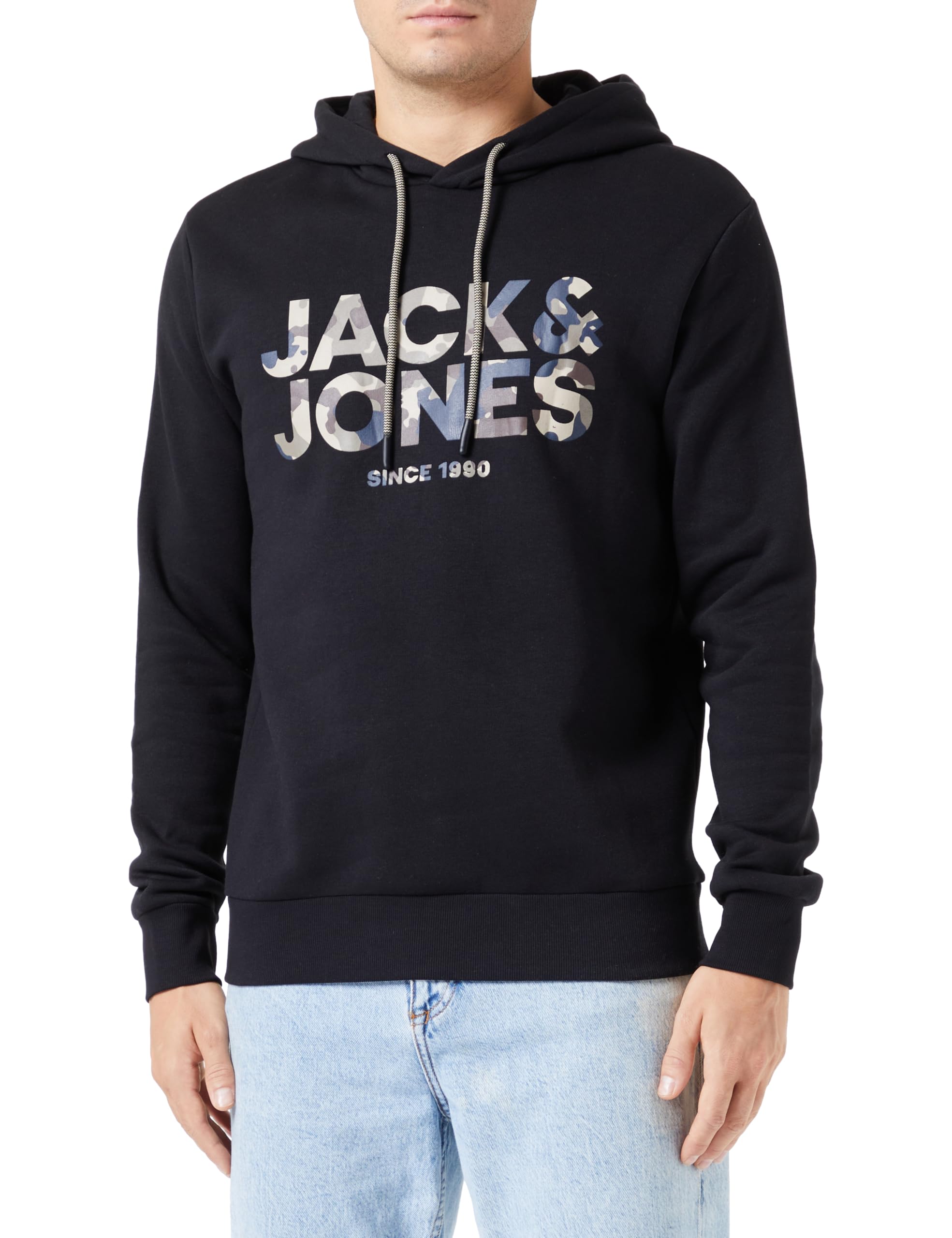 Jack & Jones Jjjames Sweat Hood Sudadera con Capucha para Hombre