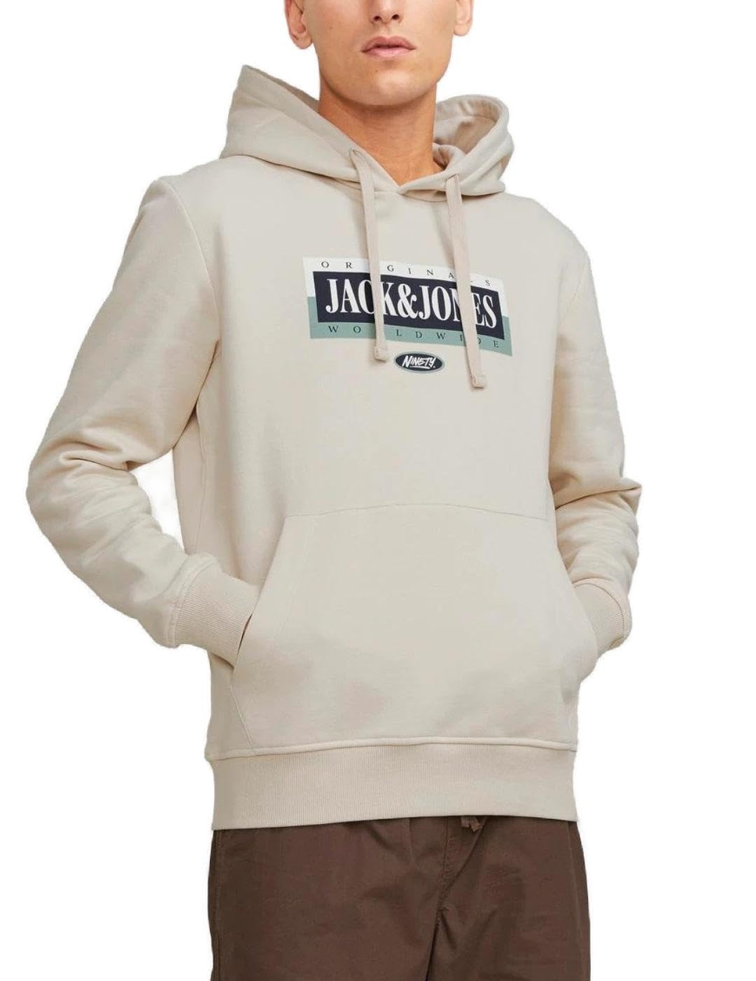 Jack & Jones Jorcobin Sweat Hood Sudadera para Hombre