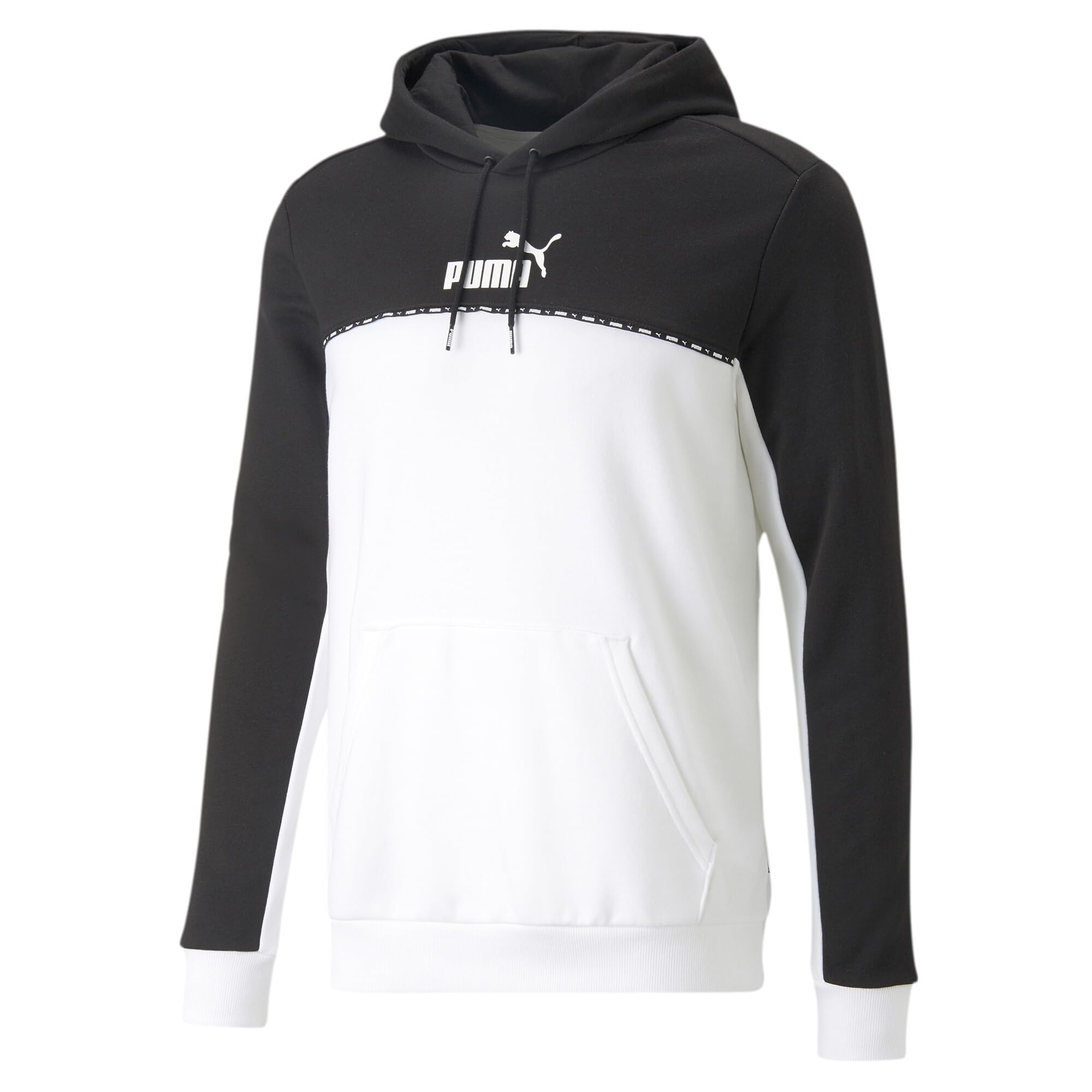 PUMA ESS Block X Tape Sudadera con Capucha TR Sudor para Hombre