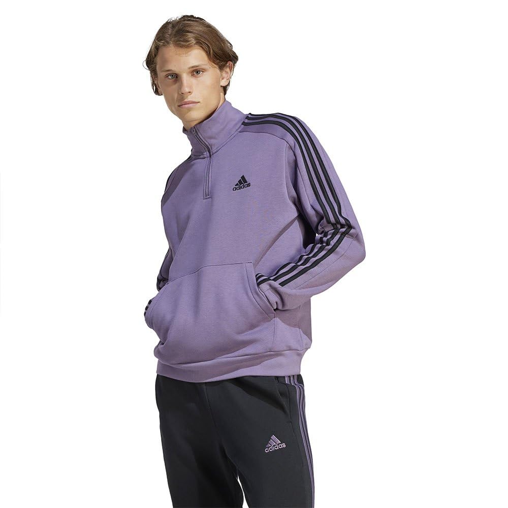 adidas Essentials Fleece 3-Stripes 1/4-zip Sweatshirt Sudadera Hombre