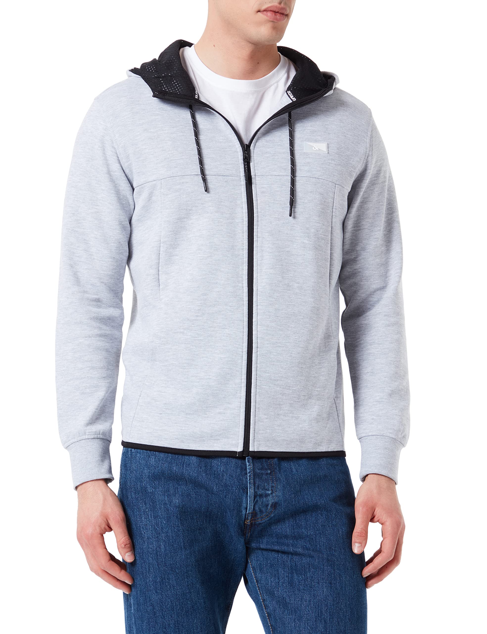 Jack & Jones Jcoair Sweat Zip Hood Sn Chaqueta para Hombre