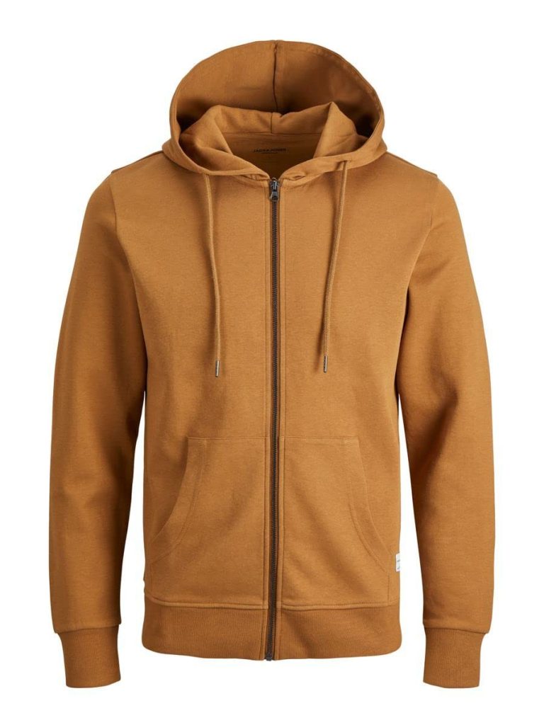 Jack & Jones Jjebasic Sweat Zip Hood Noos Sudadera con Capucha de Deporte para Hombre